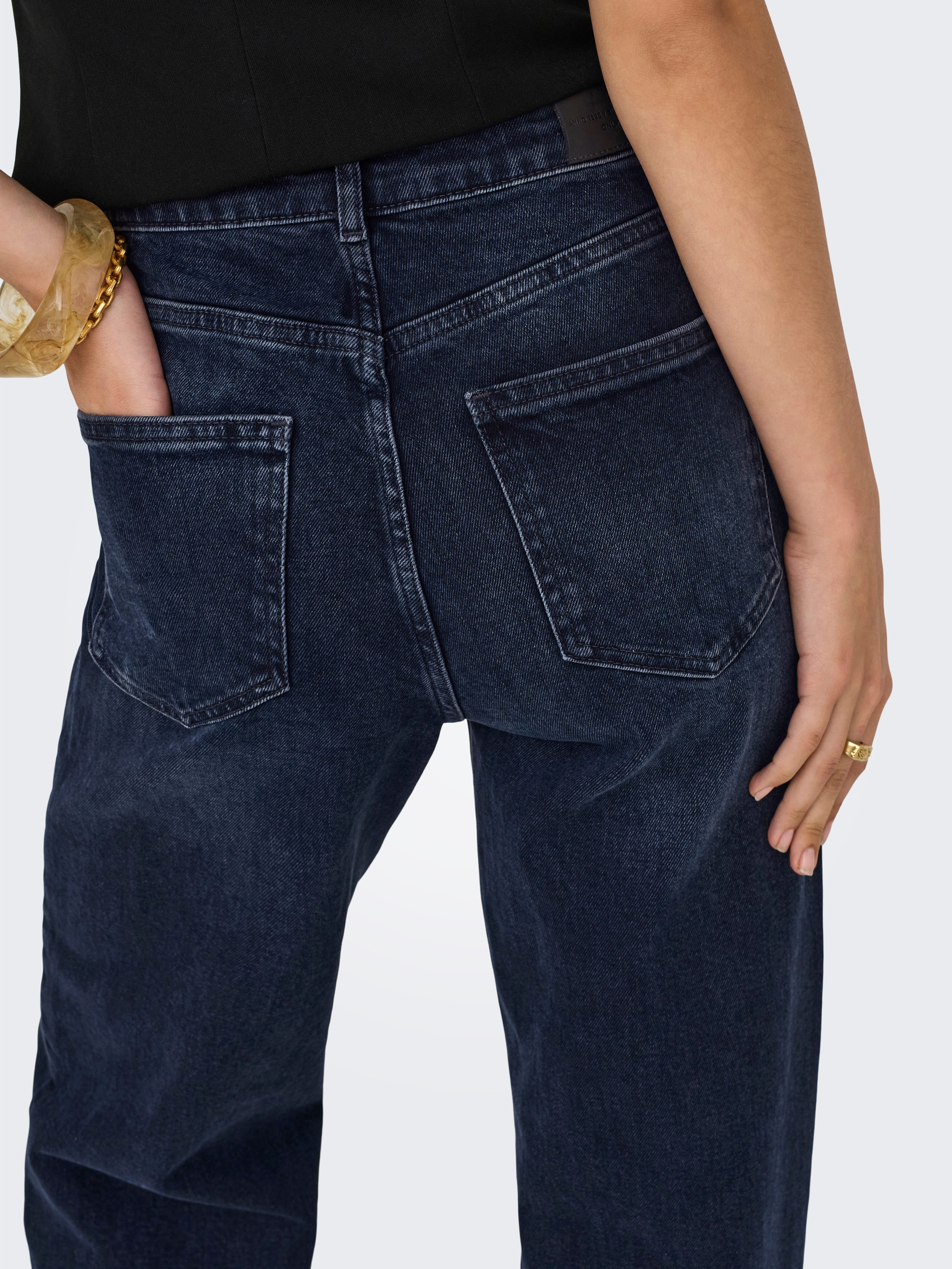 ONLY High-waist-Jeans ONLJUICY HW WIDE DNM REA929 NOOS