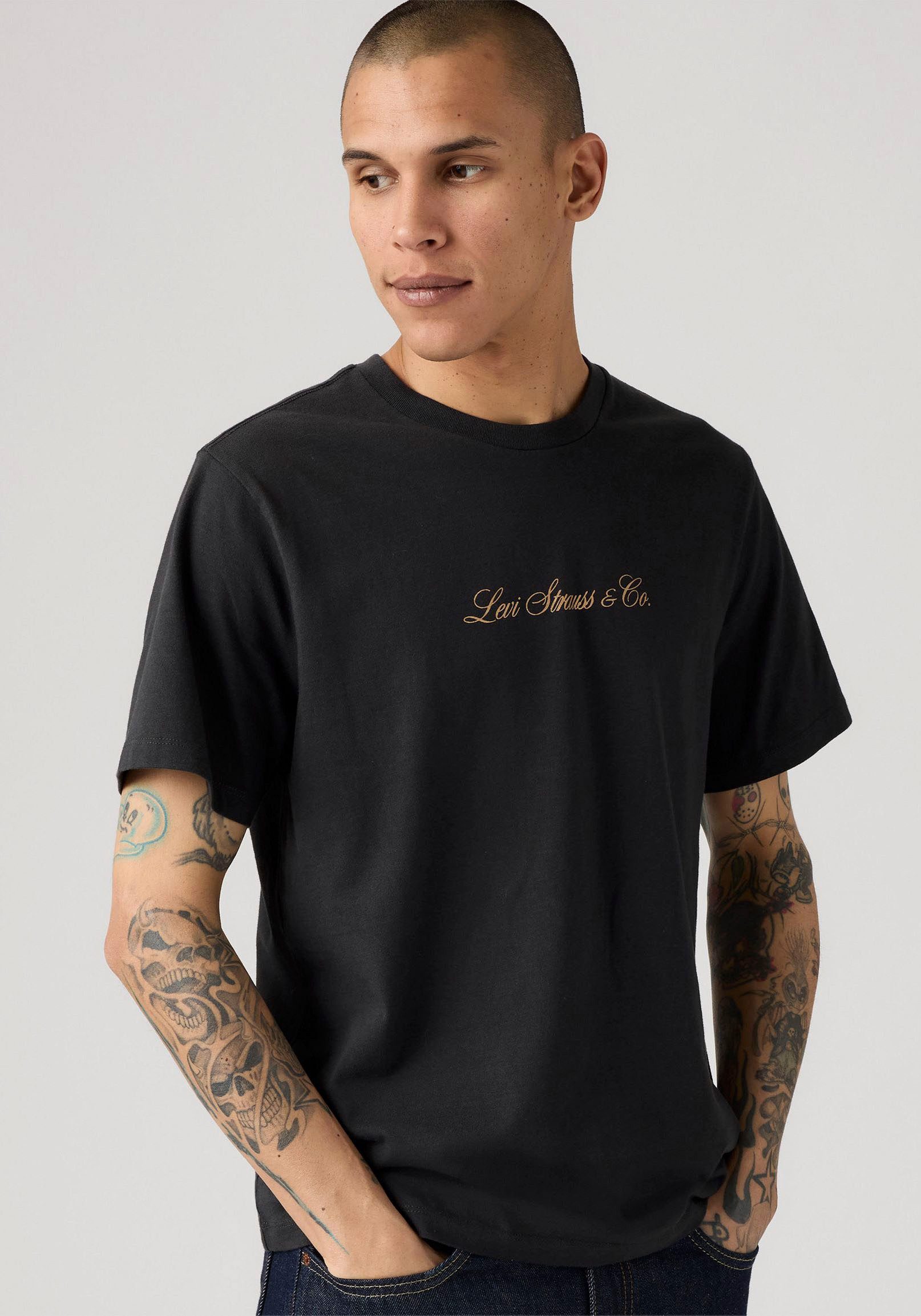 Levi's® T-Shirt mit Schriftzug günstig online kaufen