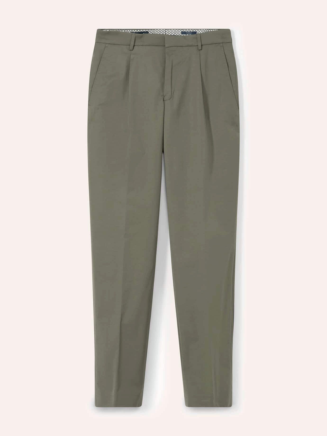 Walbusch Anzughose Herren Anzug-Hose aus Baumwollmix Modern Fit, modern