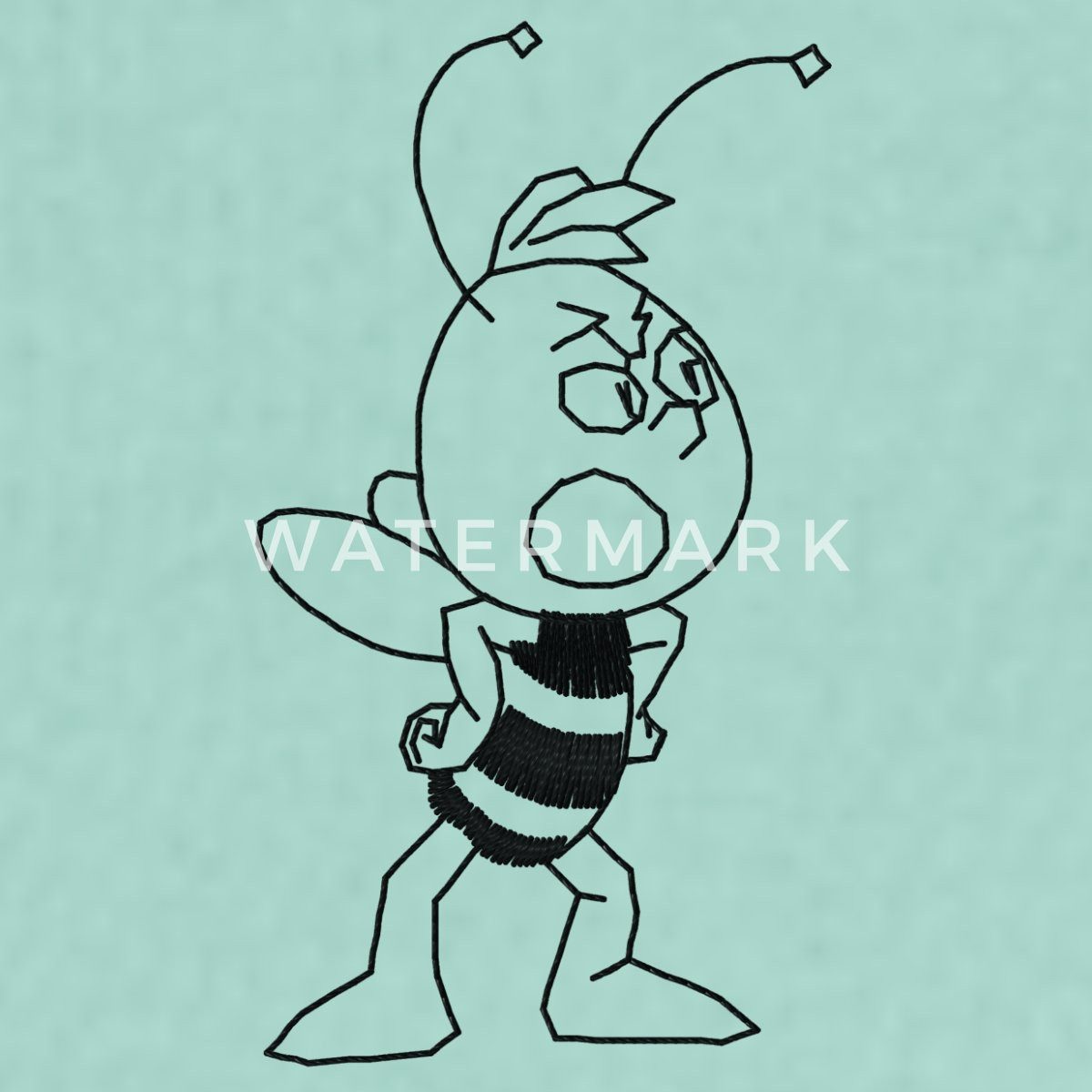 Spreadshirt Hoodie Biene Maja Willi Silhouette Stick Damen Premium Hoodie (1-tlg)