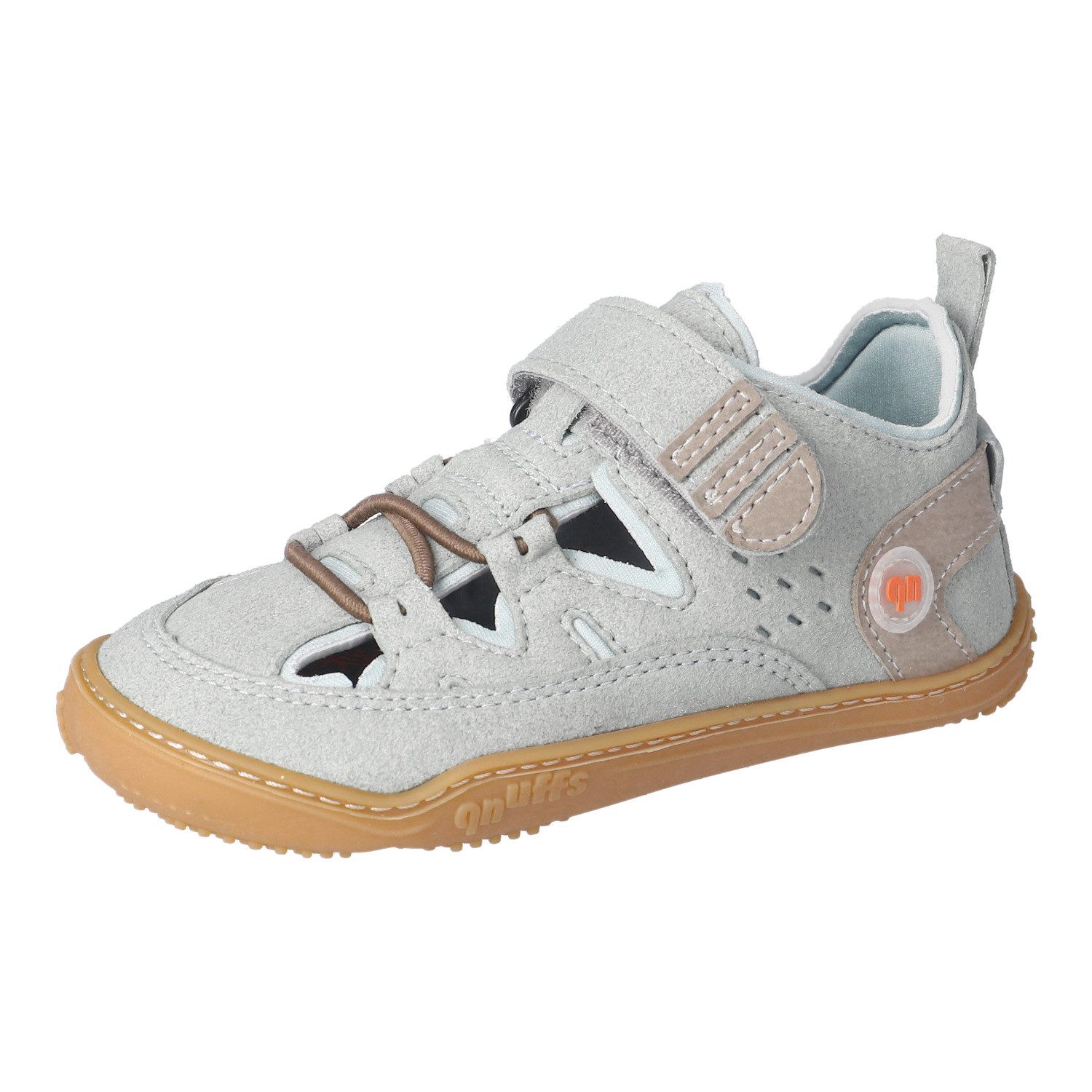 qnuffs LERCHE - Barfußschuhe Klettschuh waschbar,vegan