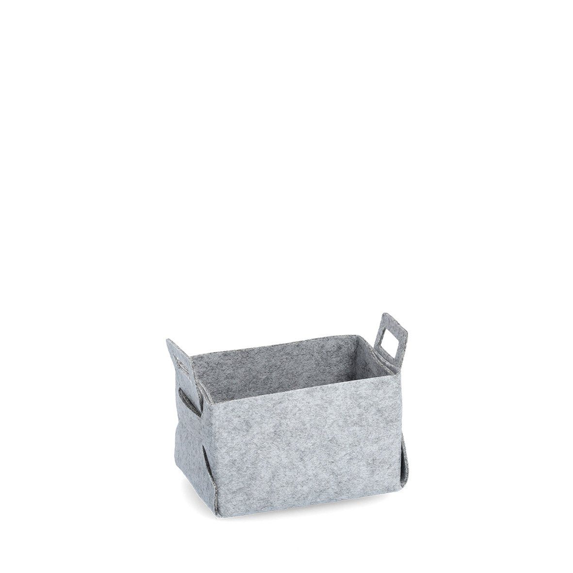 Zeller grau, 18 ca. 11 cm x Aufbewahrungskorb, 13 Present Filz, x