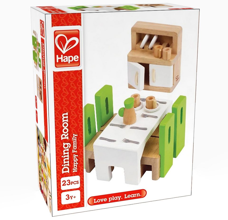 Image of Hape Puppenhausmöbel »Esszimmer« (Set, 23tlg)
