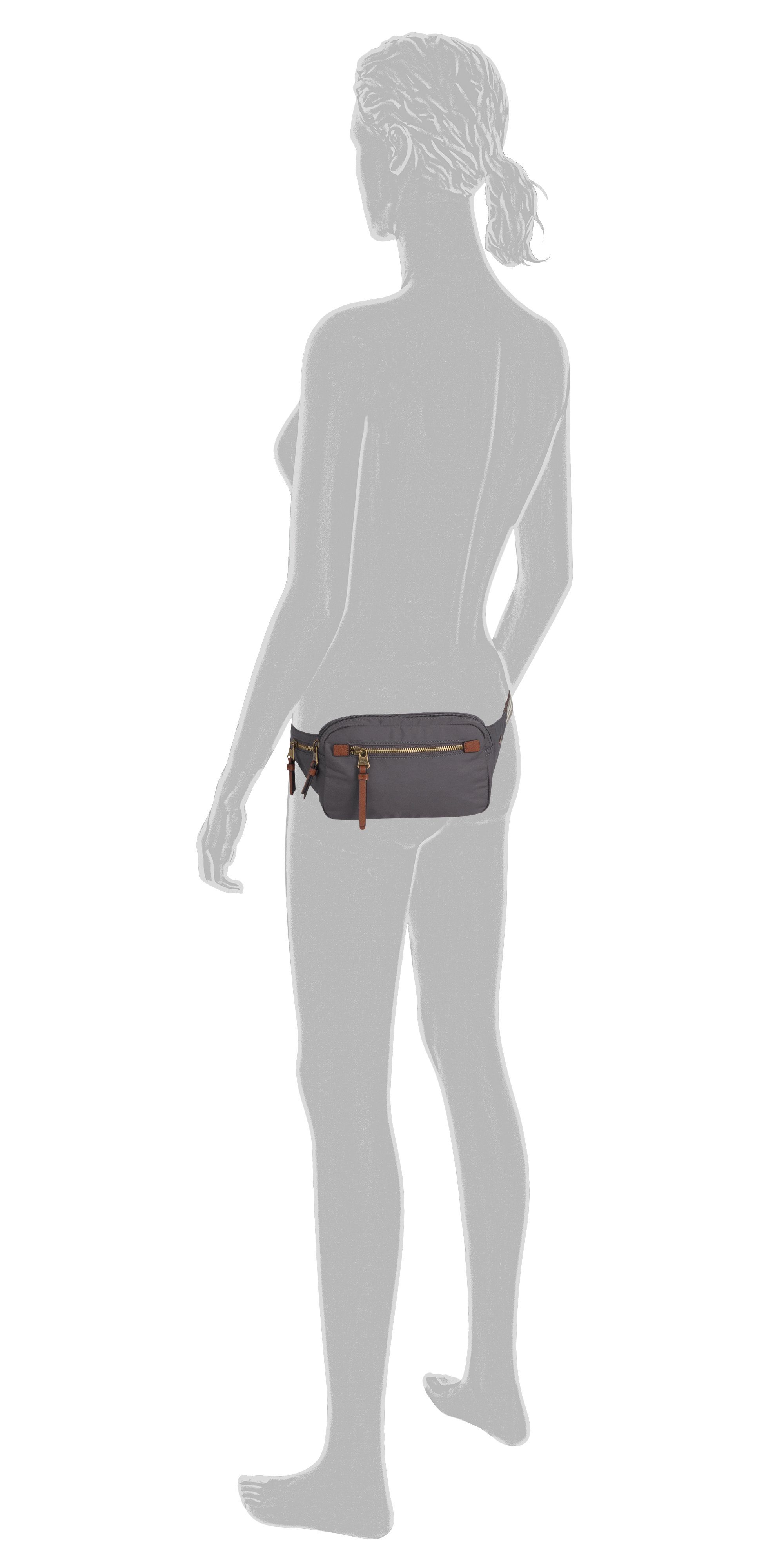 camel active Bauchtasche Bari, aus hochwertigem matten Nylon mit gestreifte günstig online kaufen