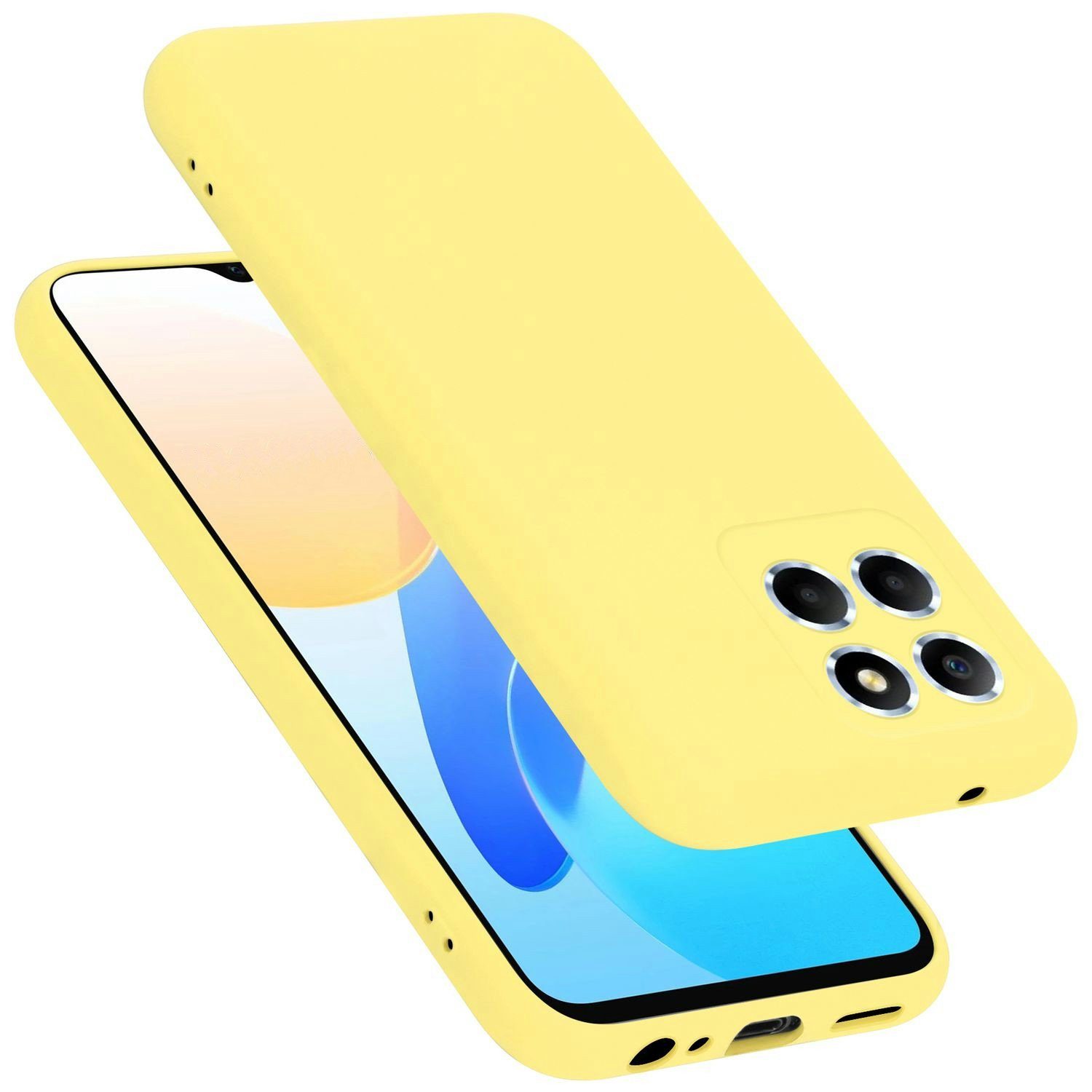 Cadorabo Handyhülle für Hülle Honor X8 5G, Flexible Hülle TPU Silikon Schutzhülle Back Cover Case