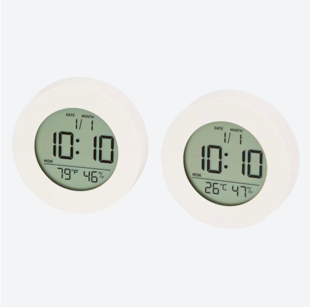 Spectrum Raumthermometer Nortec Thermometer 2 Stück Innenthermometer Zimmerthermometer