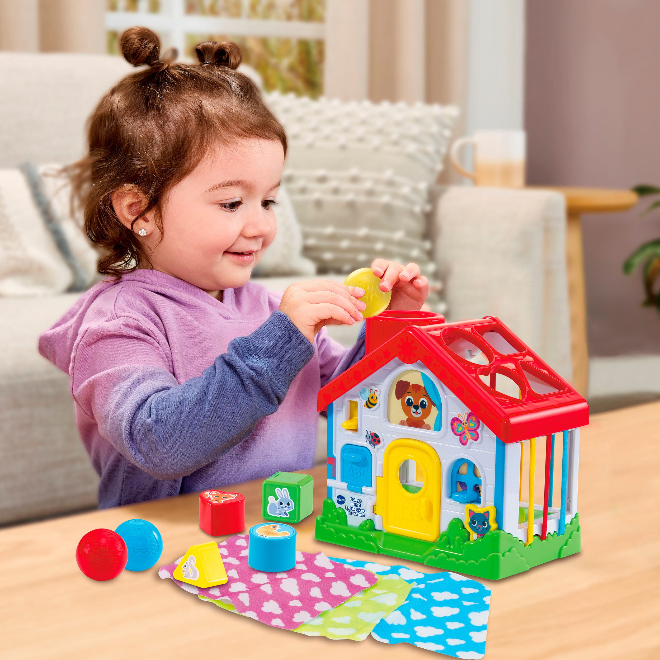 Vtech® Steckspielzeug Vtech Baby, Babys Entdeckerhäuschen