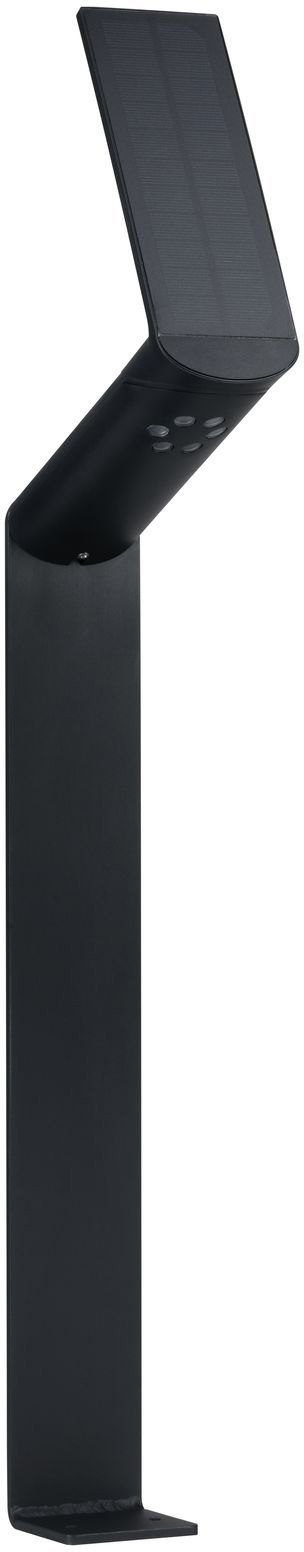 Paulmann LED Pollerleuchte Ilias, Bewegungsmelder, LED fest integriert, Warmweiß, LED-Board, Outdoor Solar, mit Bewegungsmelder