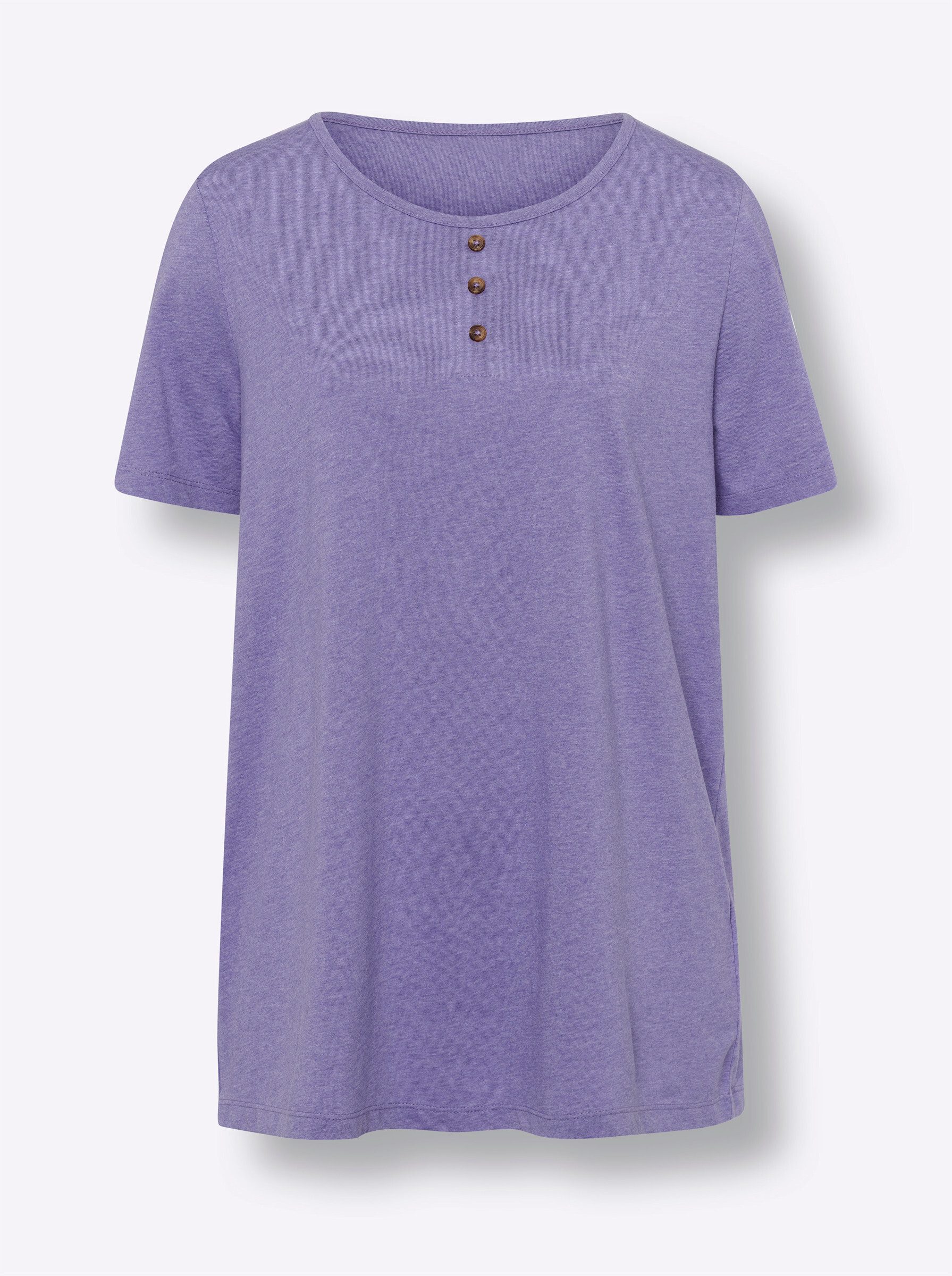 T-Shirt Longshirt Kurzarm