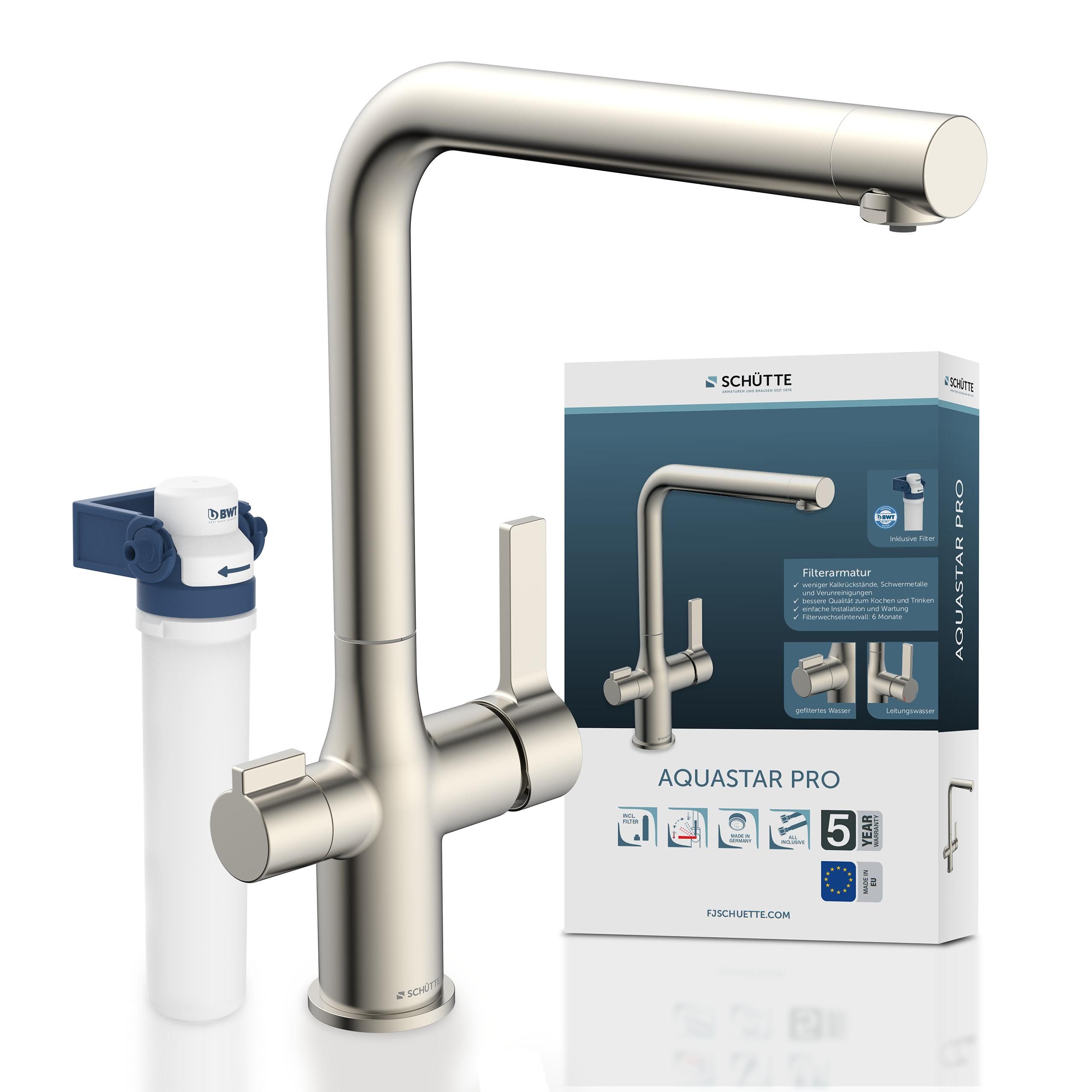 Schütte Spültischarmatur AQUASTAR PRO mit Filtersystem günstig online kaufen