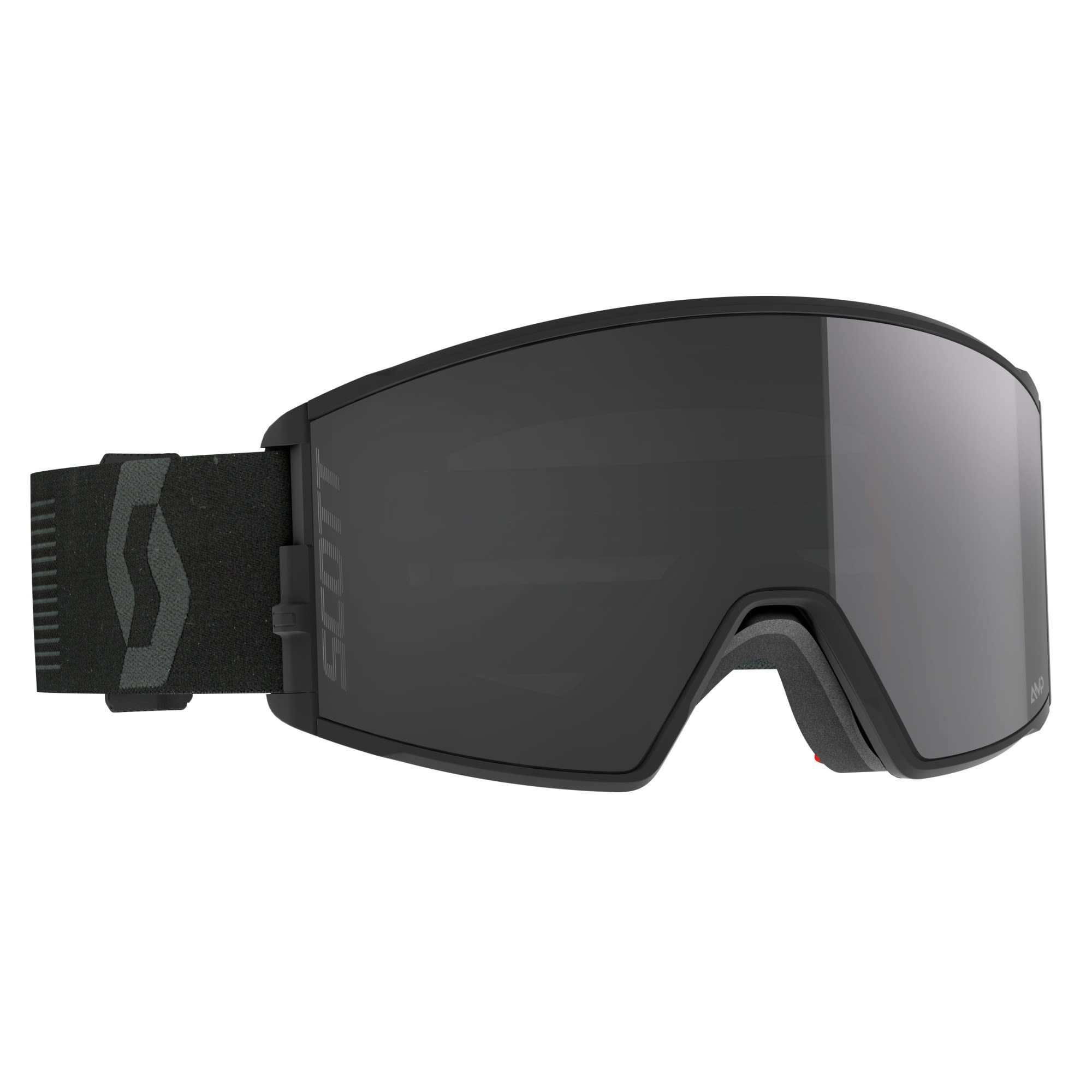 Scott Skibrille Scott React Goggle Accessoires Mineral Black - Solar Black Chrome