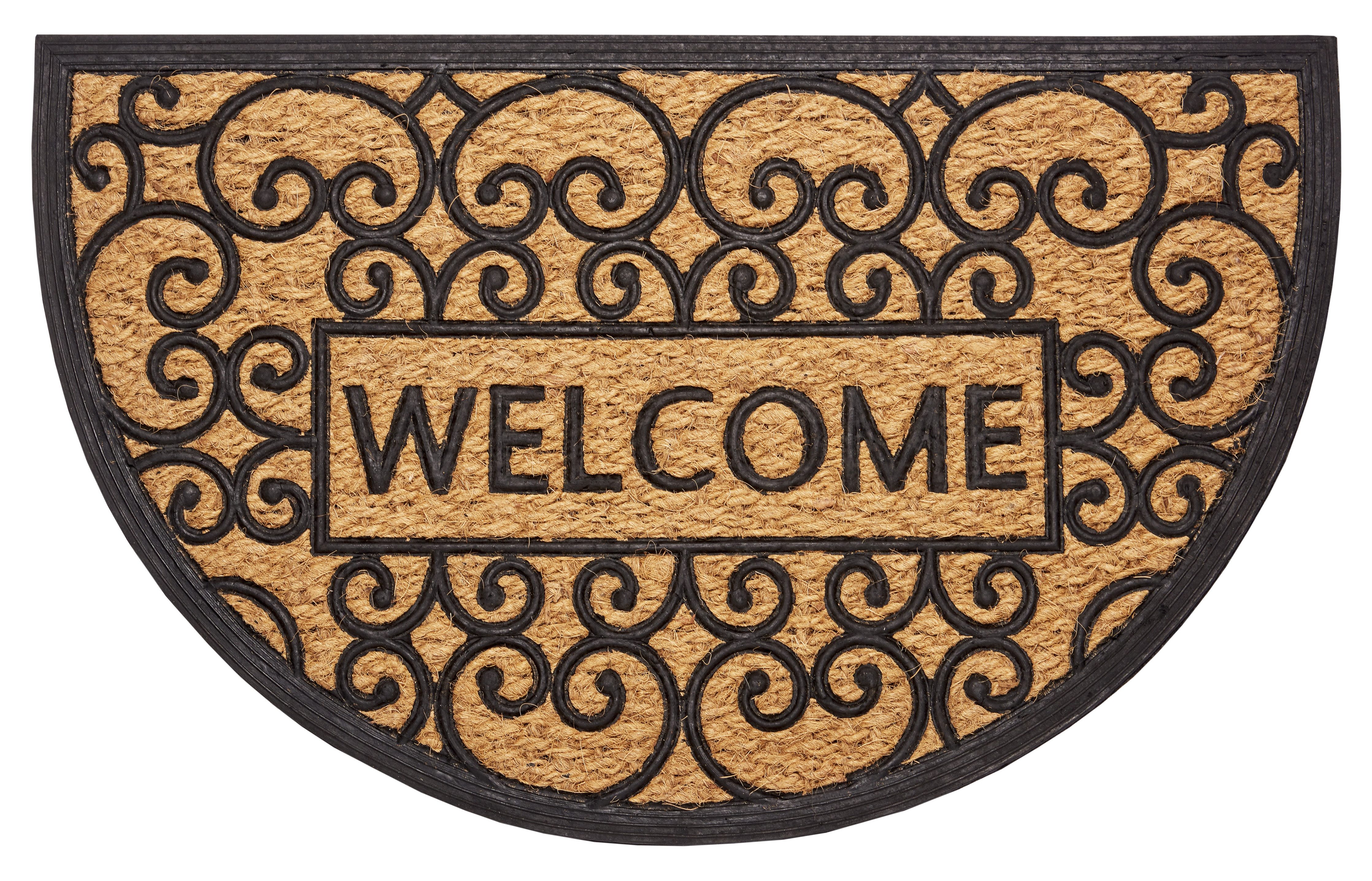 HANSE Home Fußmatte Welcome, Türmatte, halbrund, günstig online kaufen