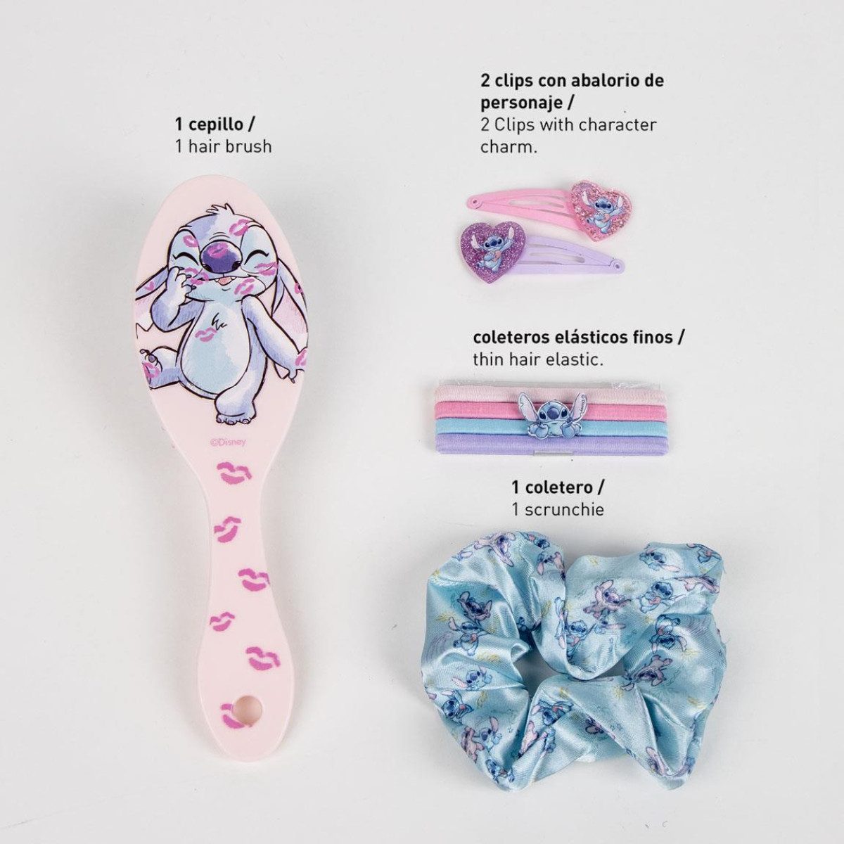 Cerda Haarkamm Disney Stitch Beauty Zubehör Set Stitch 14x22x4 cm Accessoires