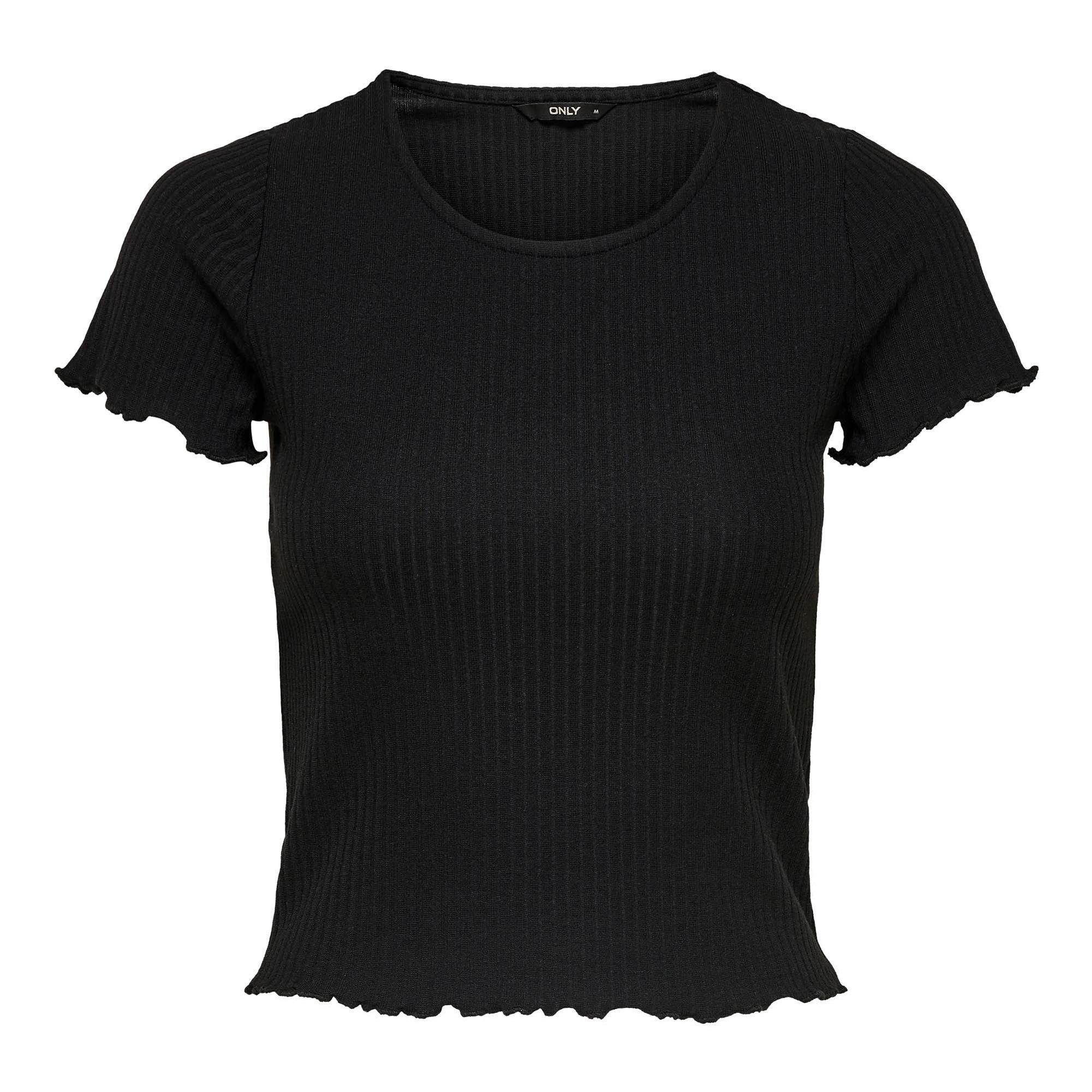 ONLY T-Shirt Damen T-Shirt 1er Pack Polyester ONLEMMA SHORT TOP (Packung, 1 günstig online kaufen