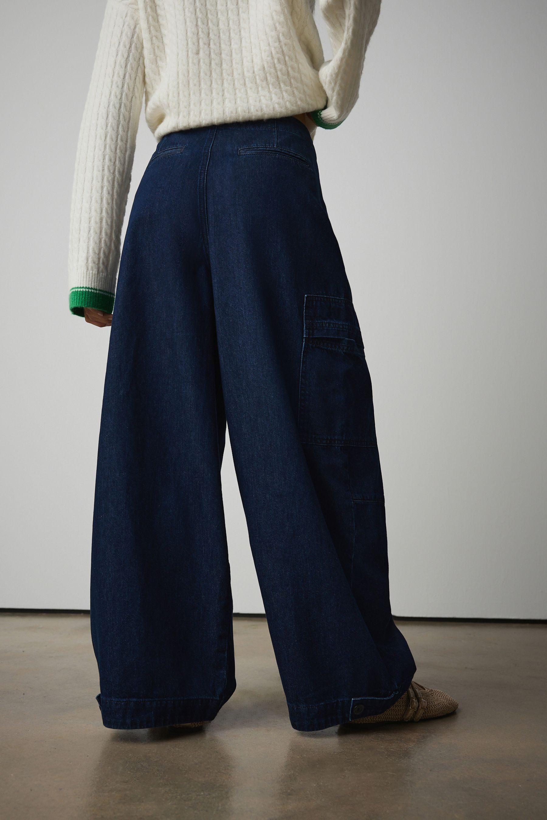 Next Cargojeans Cargo-Jeans mit Ballonschnitt (1-tlg)