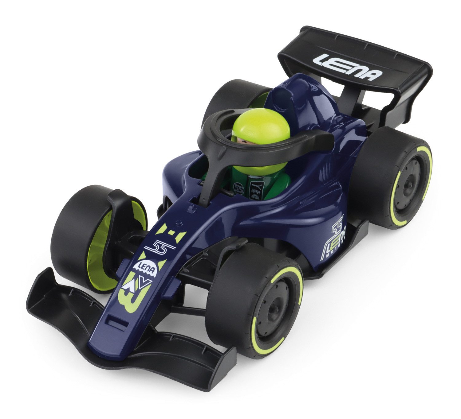 Lena® Spielzeug-Rennwagen Formel Rennwagen, dunkelblau, Made in Europe