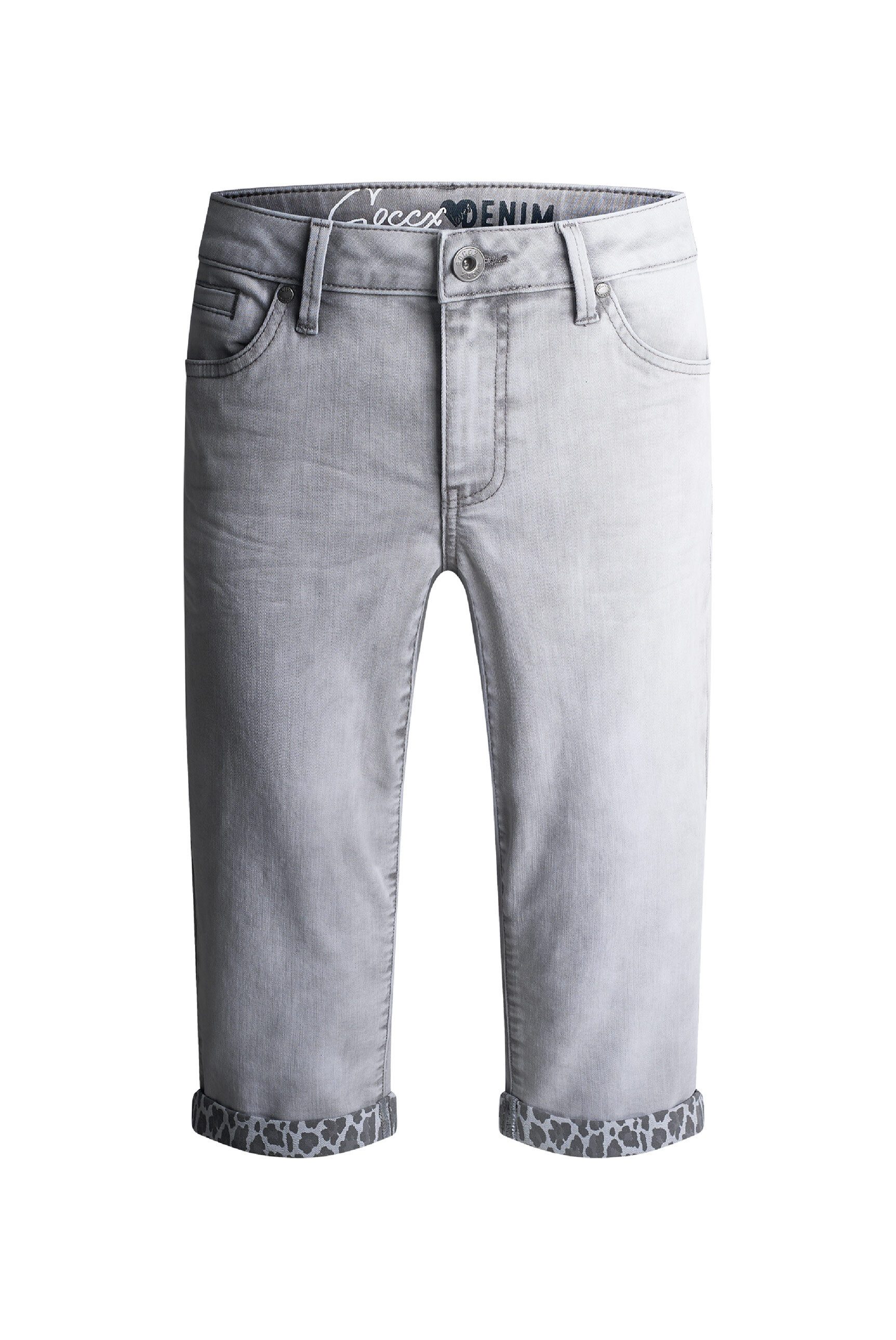 SOCCX Regular-fit-Jeans mit Turn-Up Saum