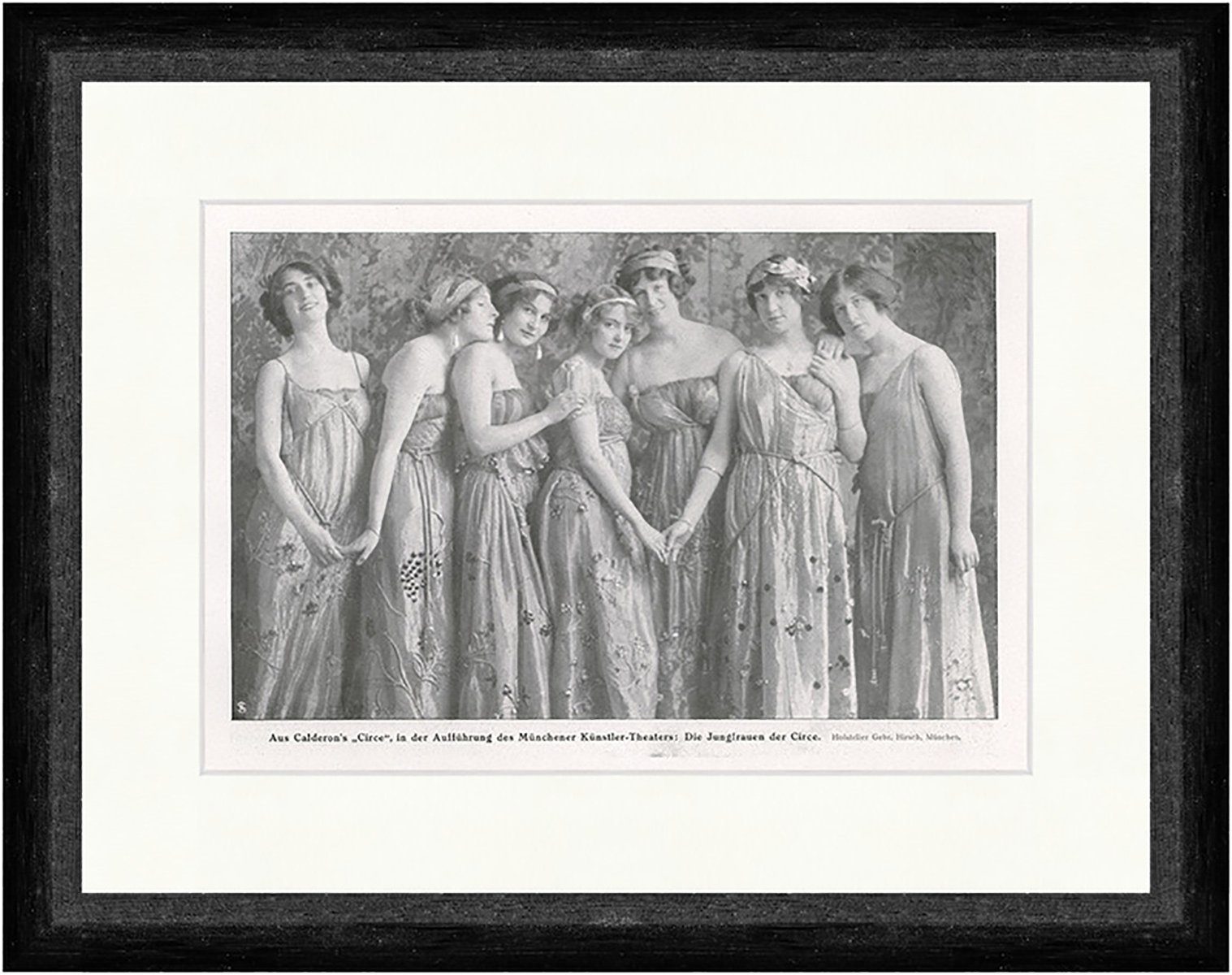Kunstdruck Aus Calderons Circe: Die Jungfrauen der Circe München F_Vintage 00894