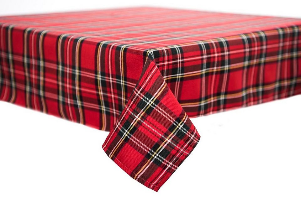 TextilDepot24 Tischdecke kariert Schottenkaro Tartan (1-tlg)