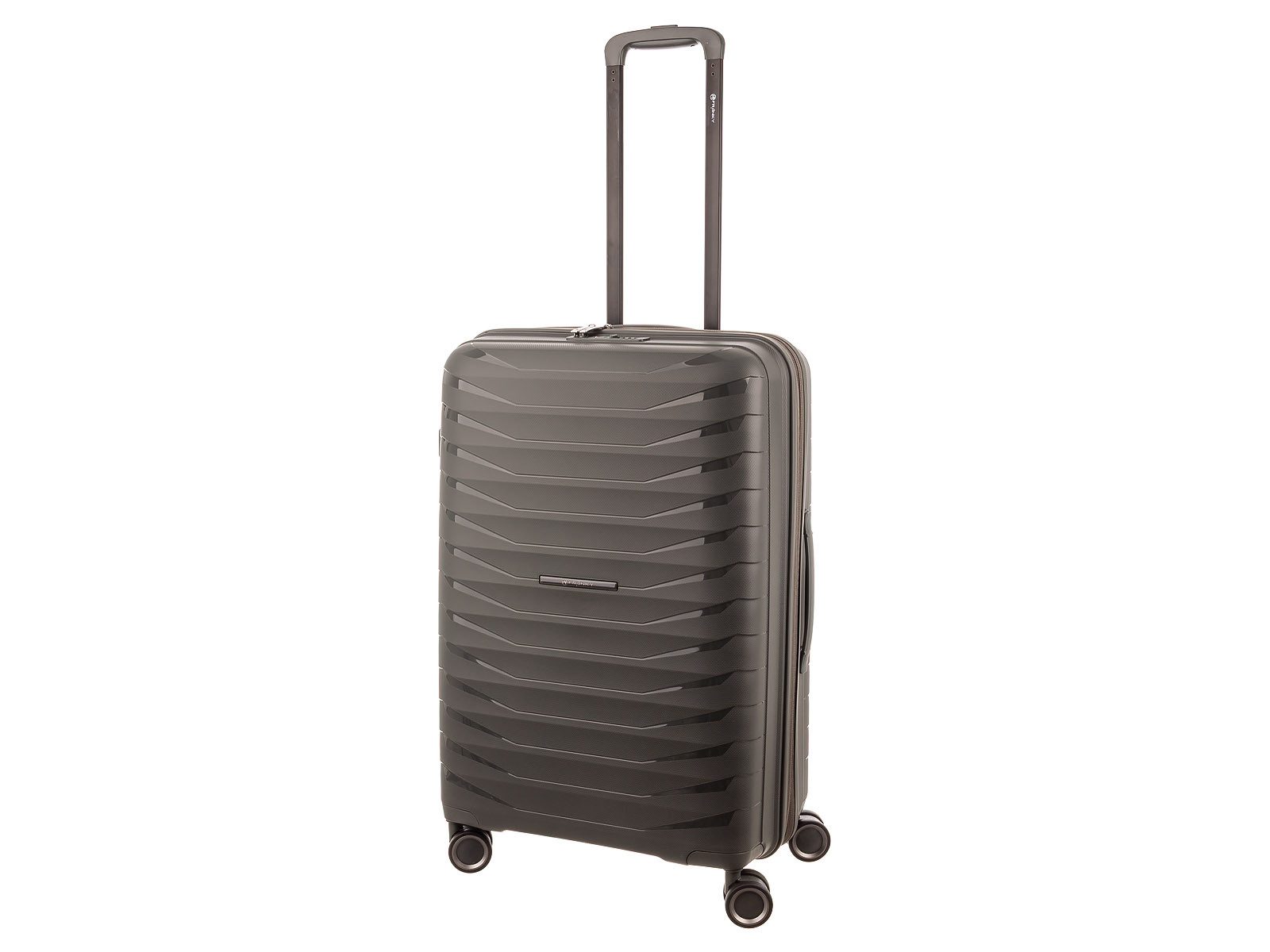 Franky Hartschalen-Trolley PP15-69DF Spinner Gr. M mit TSA-Zahlenschloss, 4 Rollen, Dehnfalte
