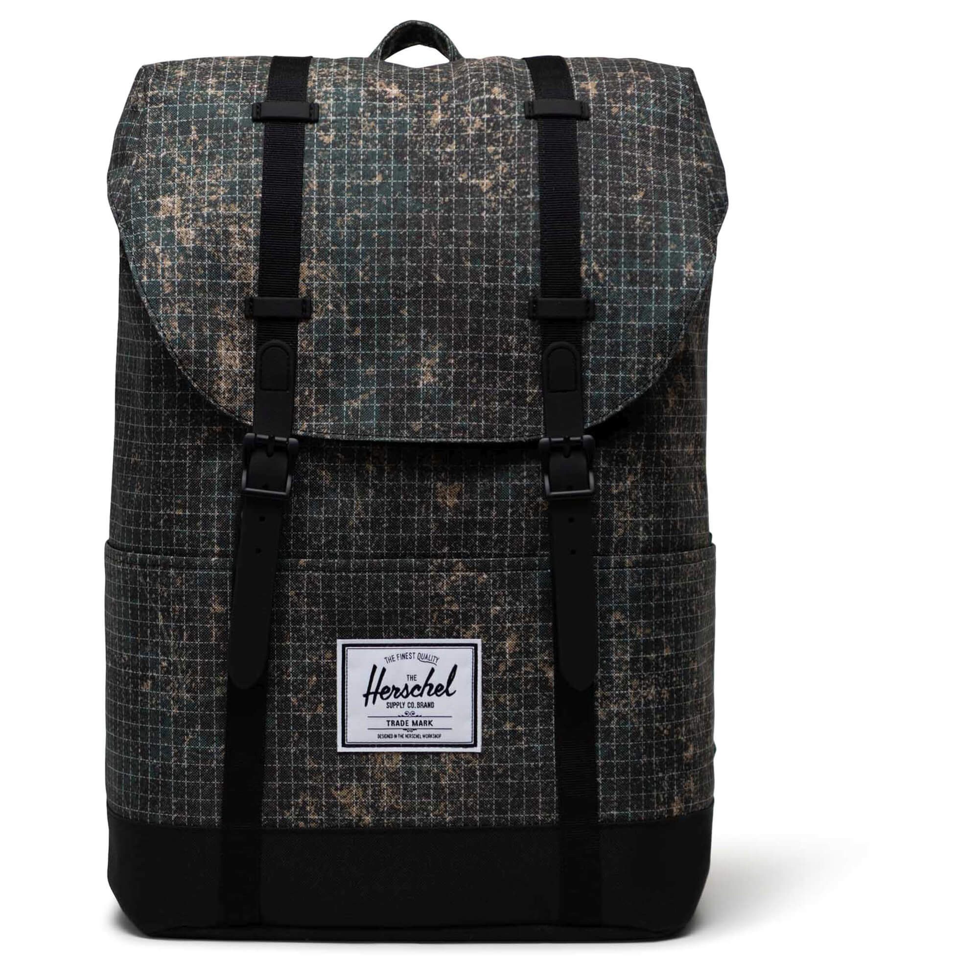 Herschel Schulrucksack Retreat ECO 19,5 - Rucksack 43 cm (forest grid)