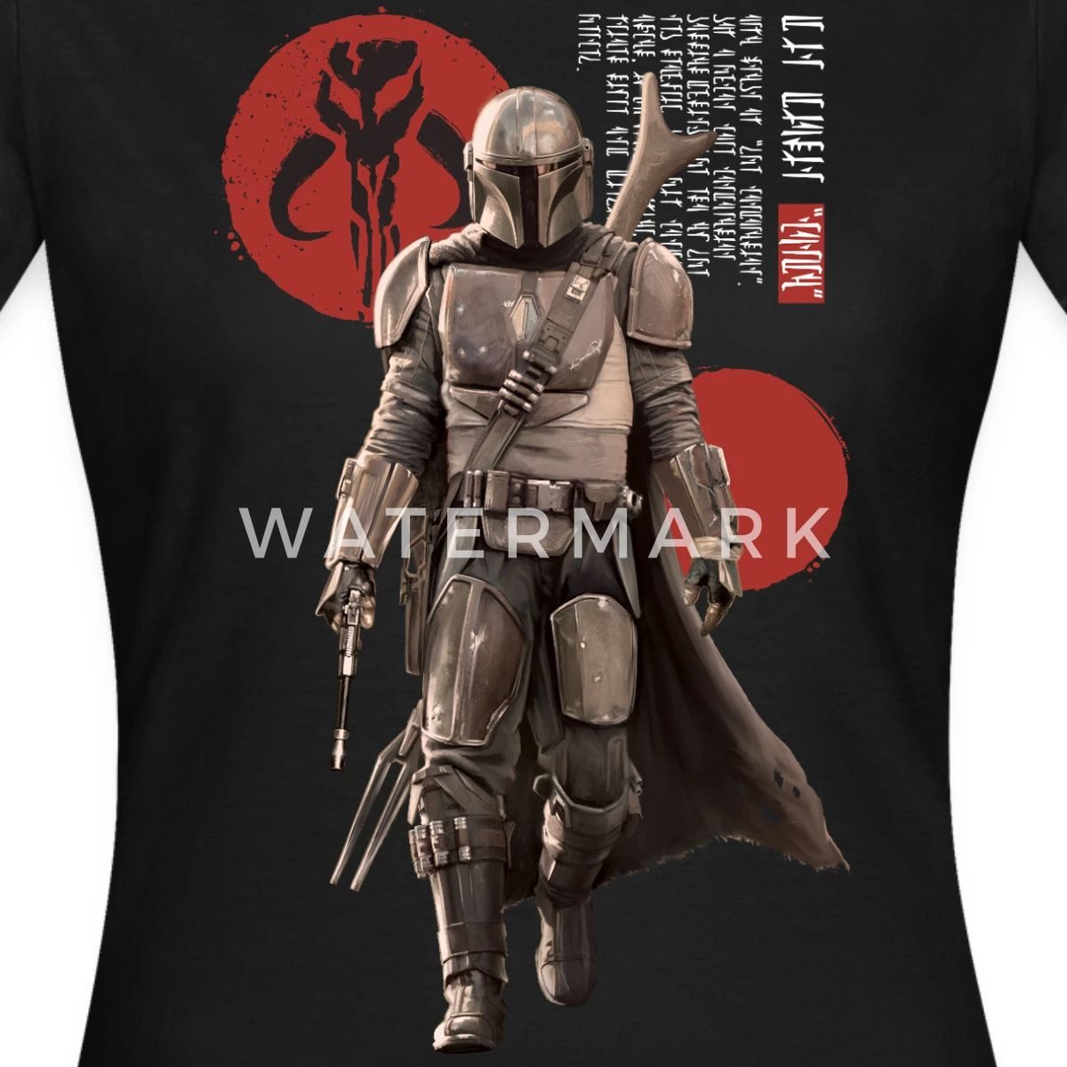 T-Shirt Star Wars: Mandalorian Zeichen Frauen T-Shirt
