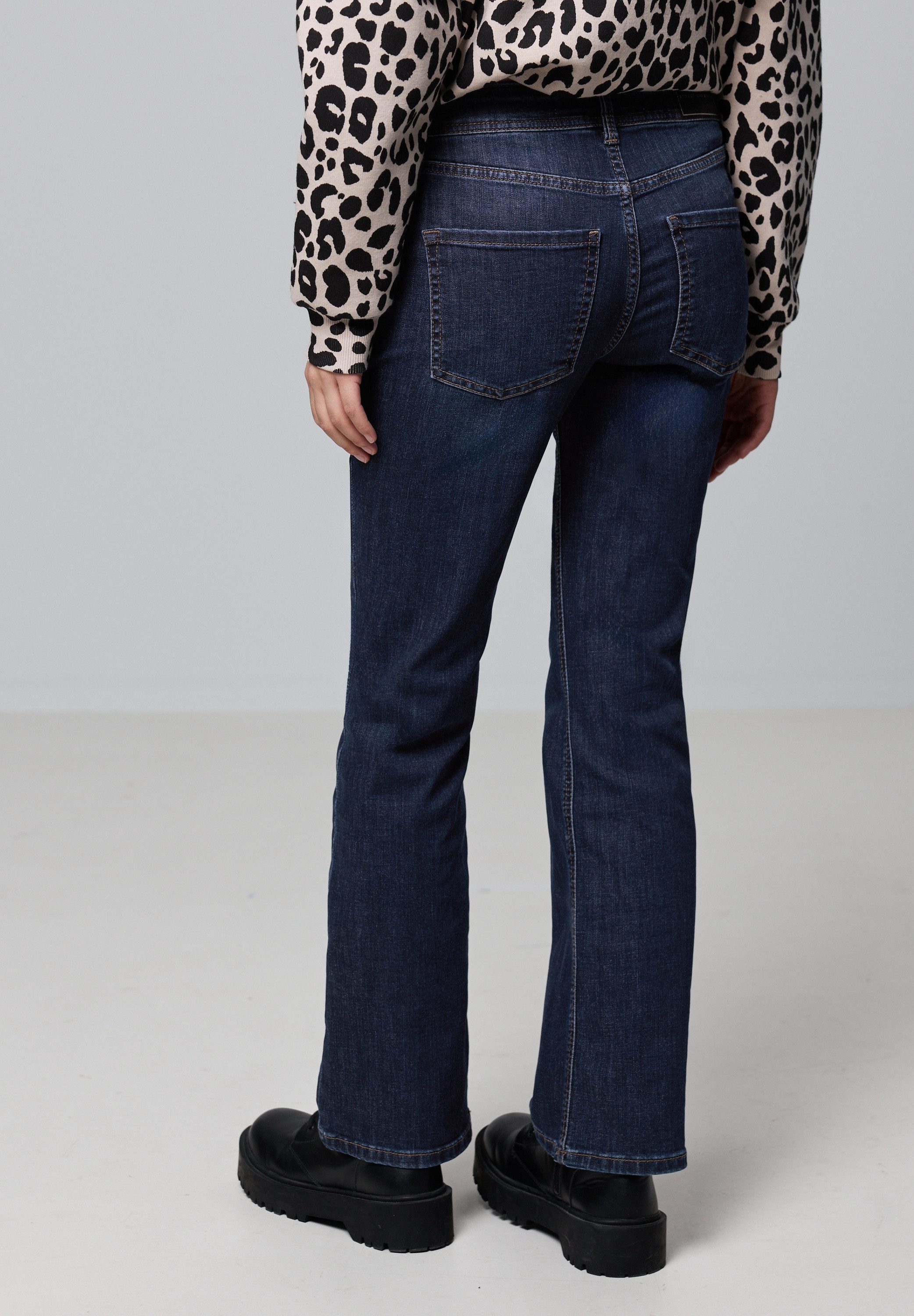 STREET ONE STUDIO Bootcut-Jeans Middle Waist günstig online kaufen