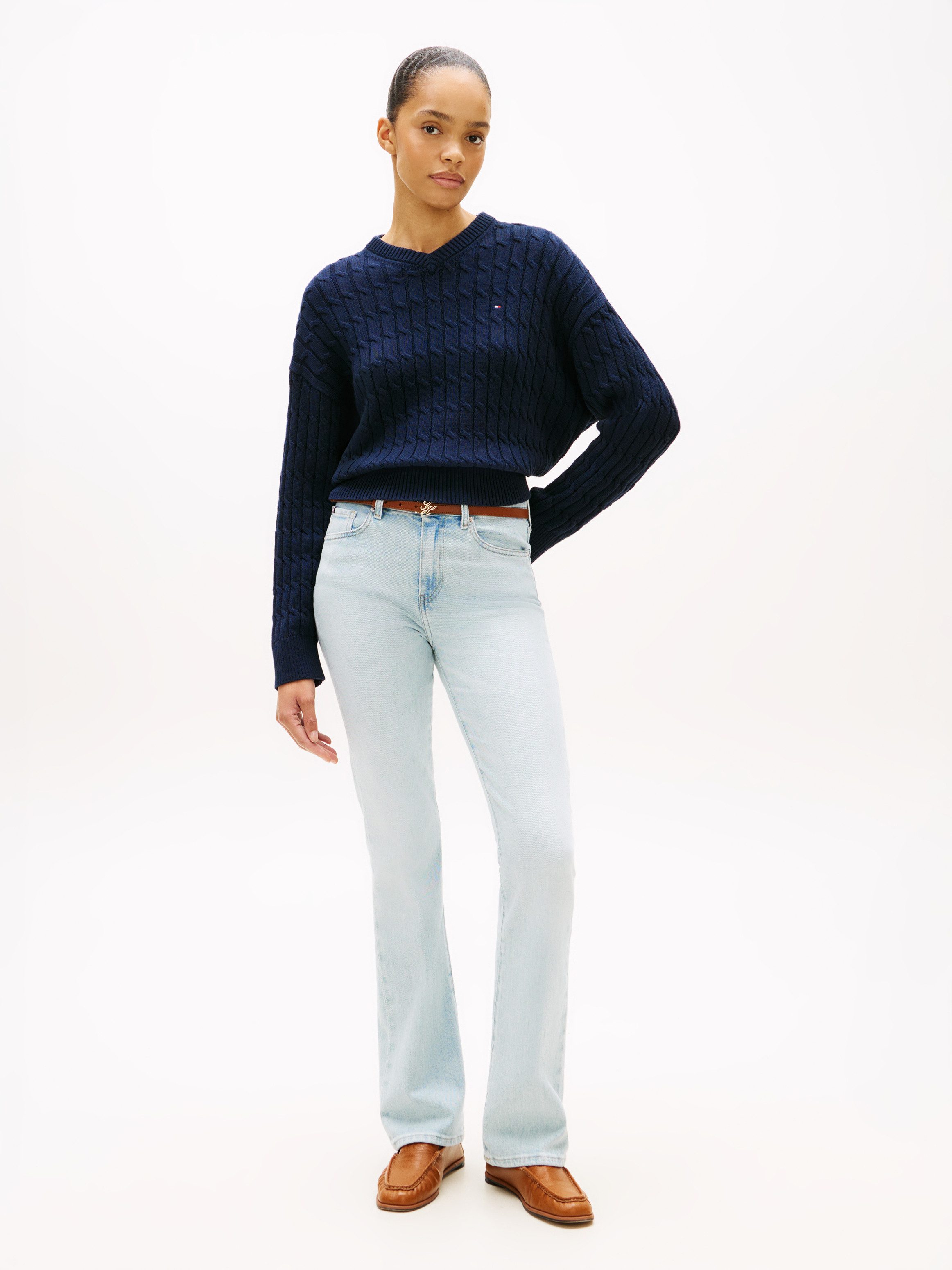 Tommy Hilfiger Bootcut-Jeans DNM TAM BOOTCUT RW
