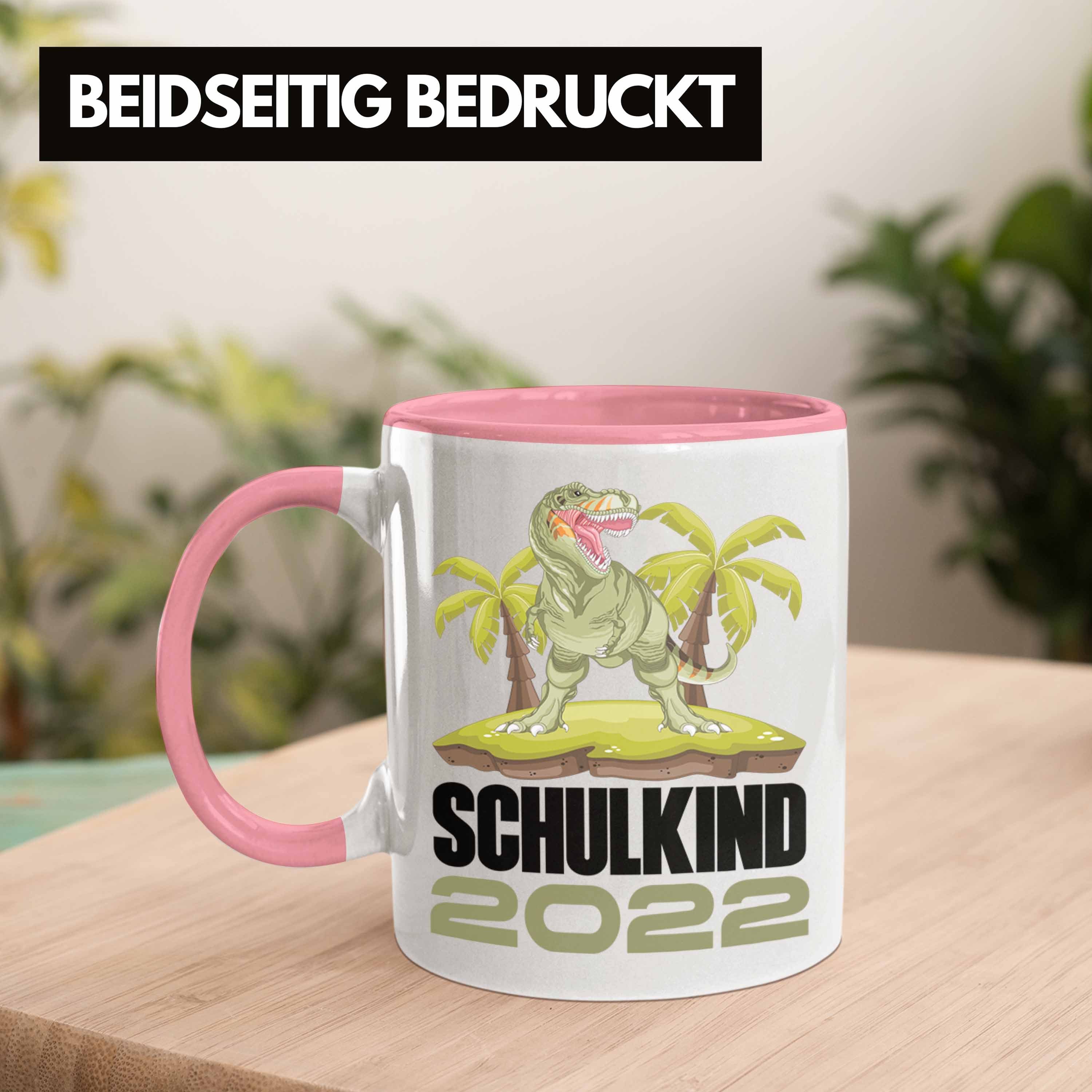 Junge Rosa Schulstart Schuleinführung Geschenkidee Trendation Tasse Schulkind Tasse Einschulung Jungs Schultag Geschenk für Schulanfang - Trendation 2022 1 Schultüte Füllung