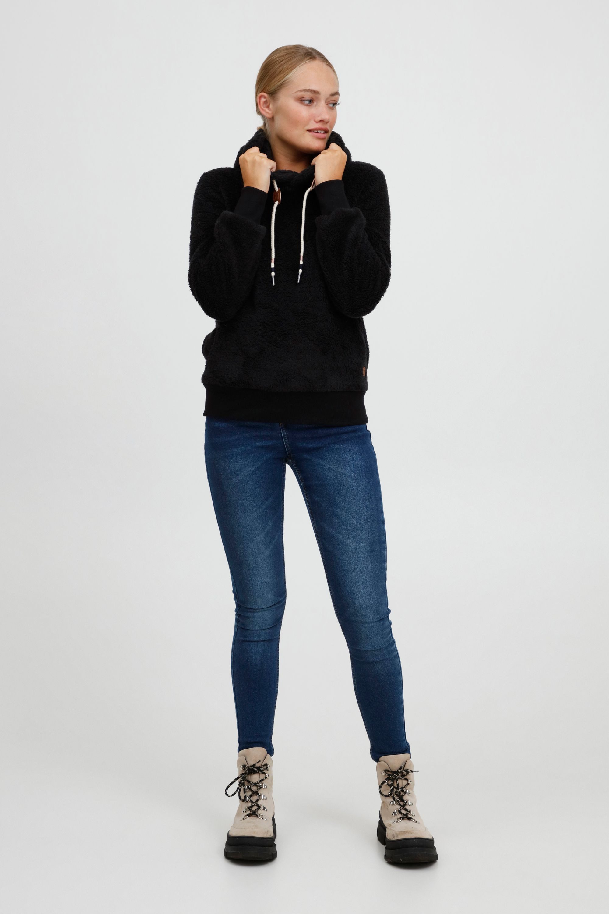OXMO Hoodie OXAnniken Fleecepullover mit Kapuze günstig online kaufen