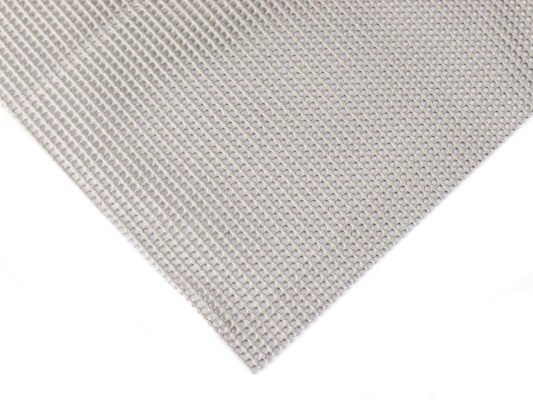 Antirutsch Teppichunterlage GITTER - Grau, Primaflor-Ideen in Textil, (1-St), Gitter-Rutschunterlage mit Gleitschutz, individuell zuschneidbar