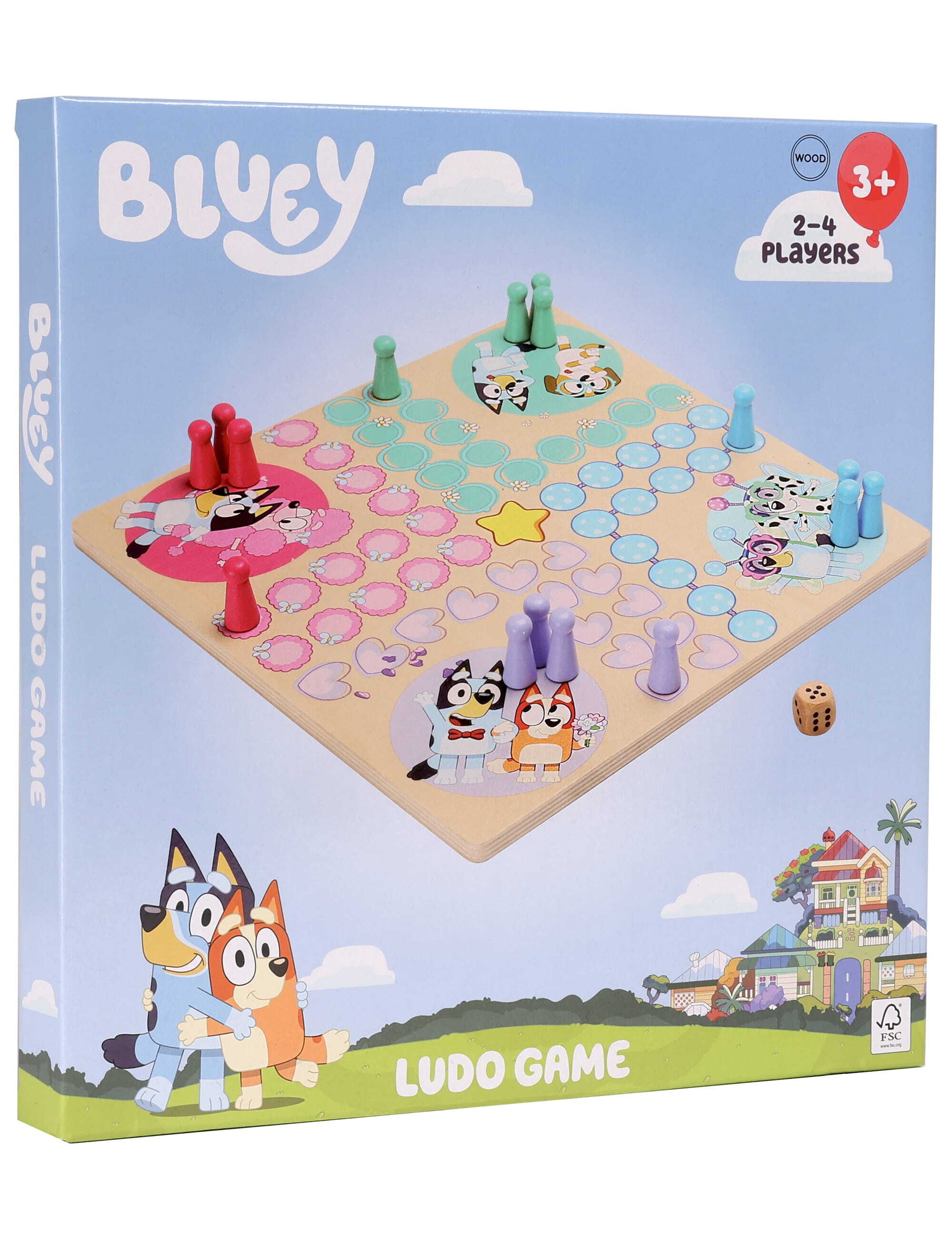 Bluey Lernspielzeug Brettspiel Bluey (19-St) günstig online kaufen