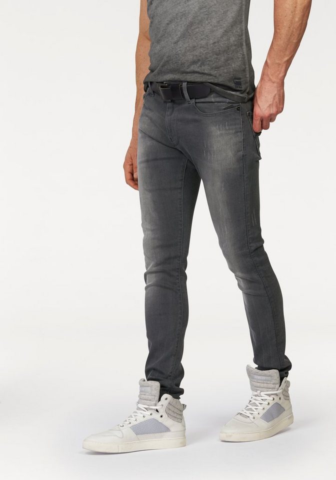 G star d staq slim fit jeans in tricia grey superstretch | 6pm Xile plus jeans for women with big calves list pregnancy