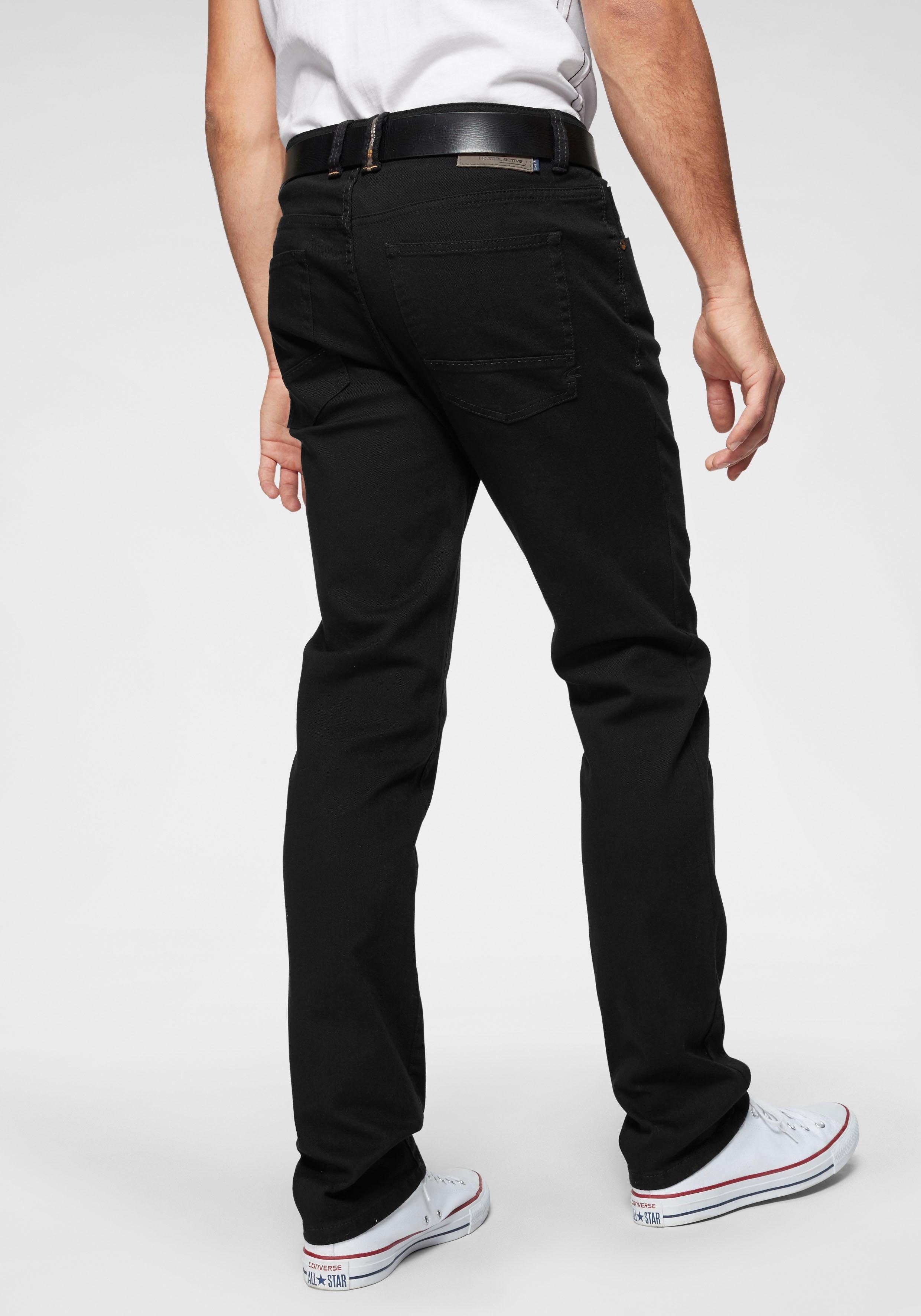 Regular-fit-Jeans camel active black HOUSTON