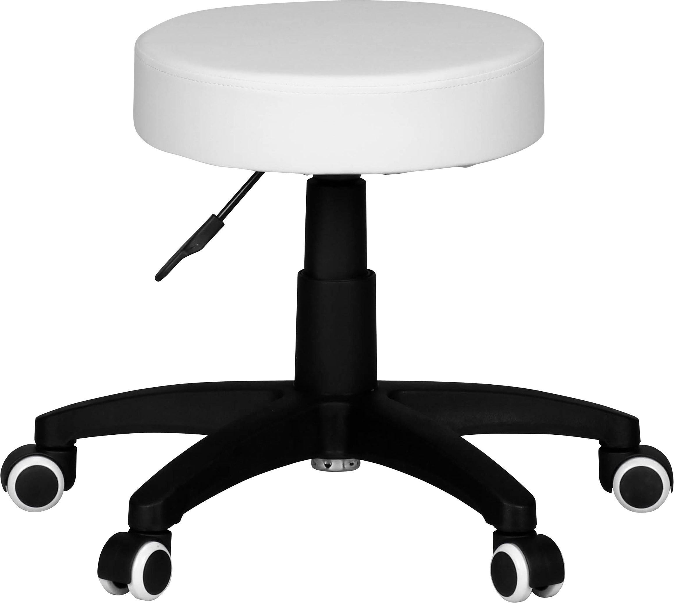AMSTYLE Dreh-Hocker LEON S - mit hochwertigem Kunstleder