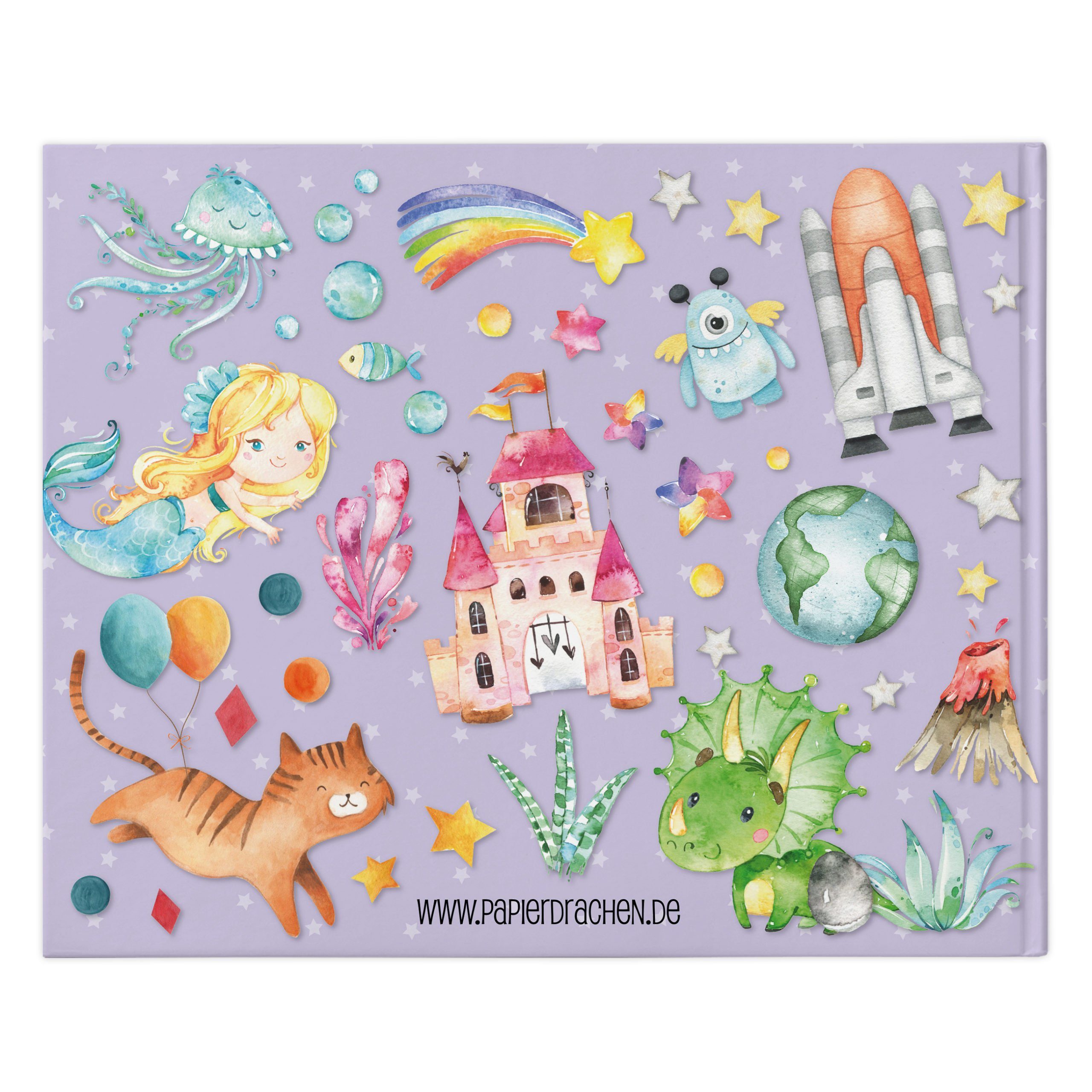 PAPIERDRACHEN Tagebuch Freundebuch für Kinder - Schulfreunde