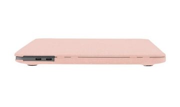 INCASE Laptop-Hülle Hardshell Case Woolenex 33,8 cm (13,3 Zoll), [MacBook Pro 13,3" Zoll Hardshell Hülle, Verbundmaterial aus Wolle / Polyester, Aussparungen für die Lüftungsschlitze, Leicht & Dünn] - blush pink