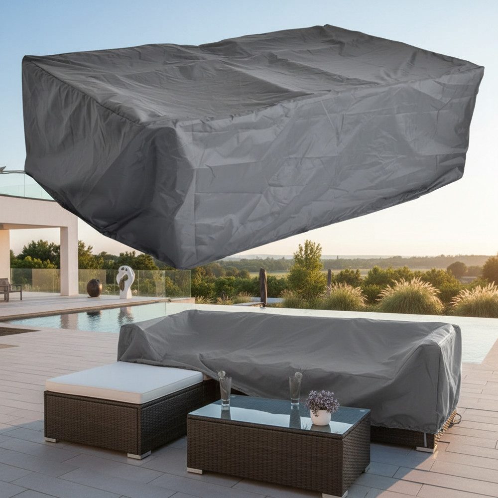 Feel2Home Gartenmöbel-Schutzhülle Schutzhülle 227x152x65 Schwarz Gartenmöbe günstig online kaufen