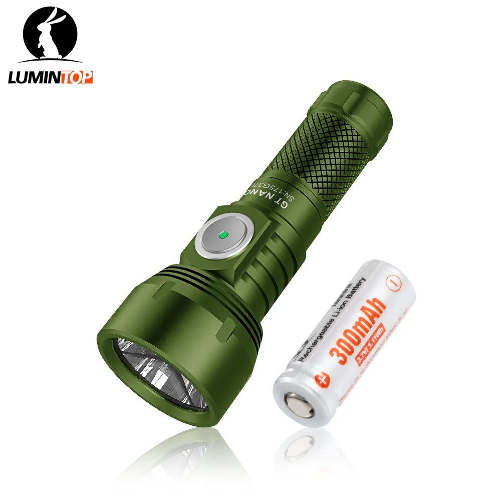 Lumintop Taschenlampe GT Nano 3.0 700 Lumen Thrower Taschenlampe in ALU jetzt mit USB-C (1-St)