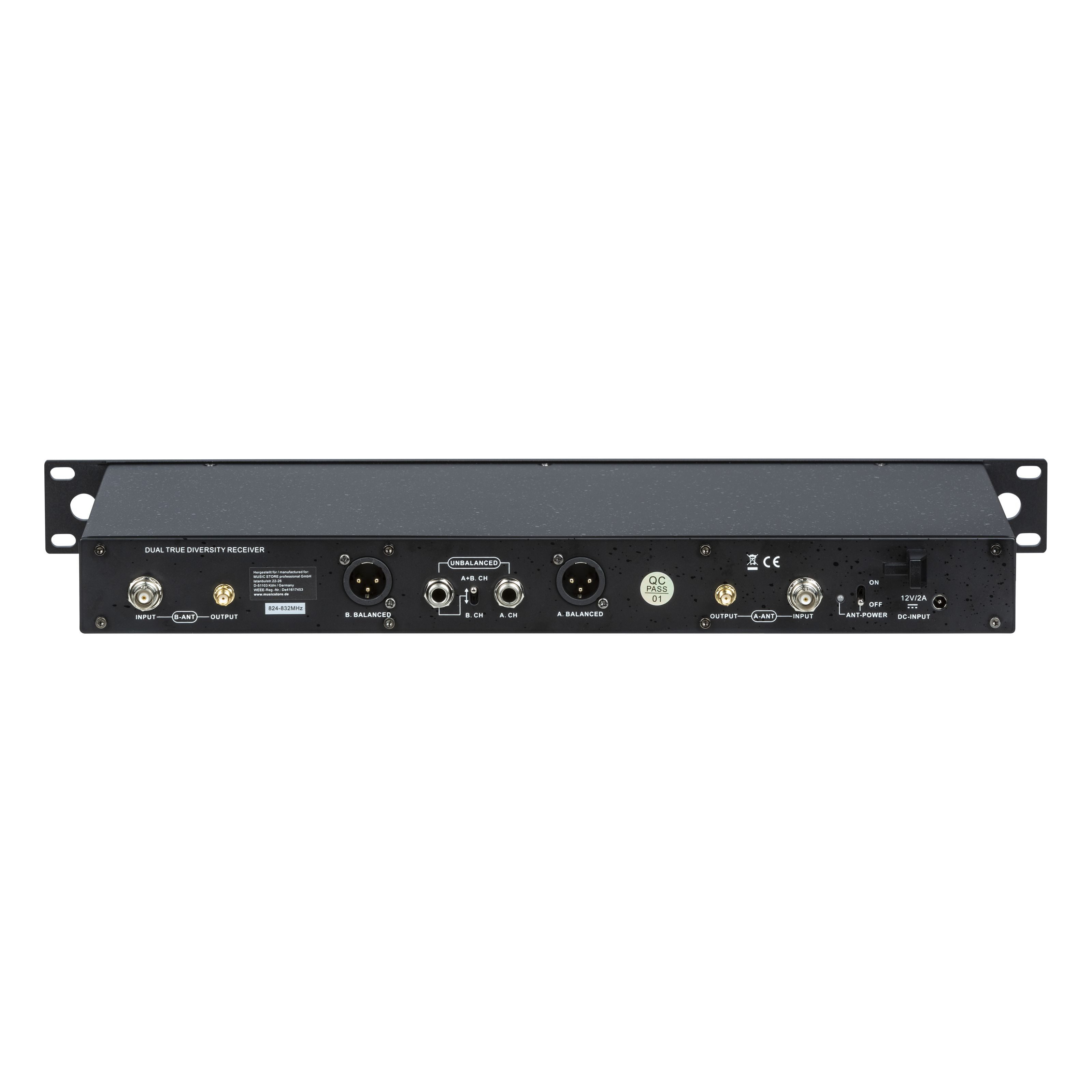 FAME Mikrofon, MS-G4 Duet "MIC" C 824-832 MHz - Sendeanlagen Set
