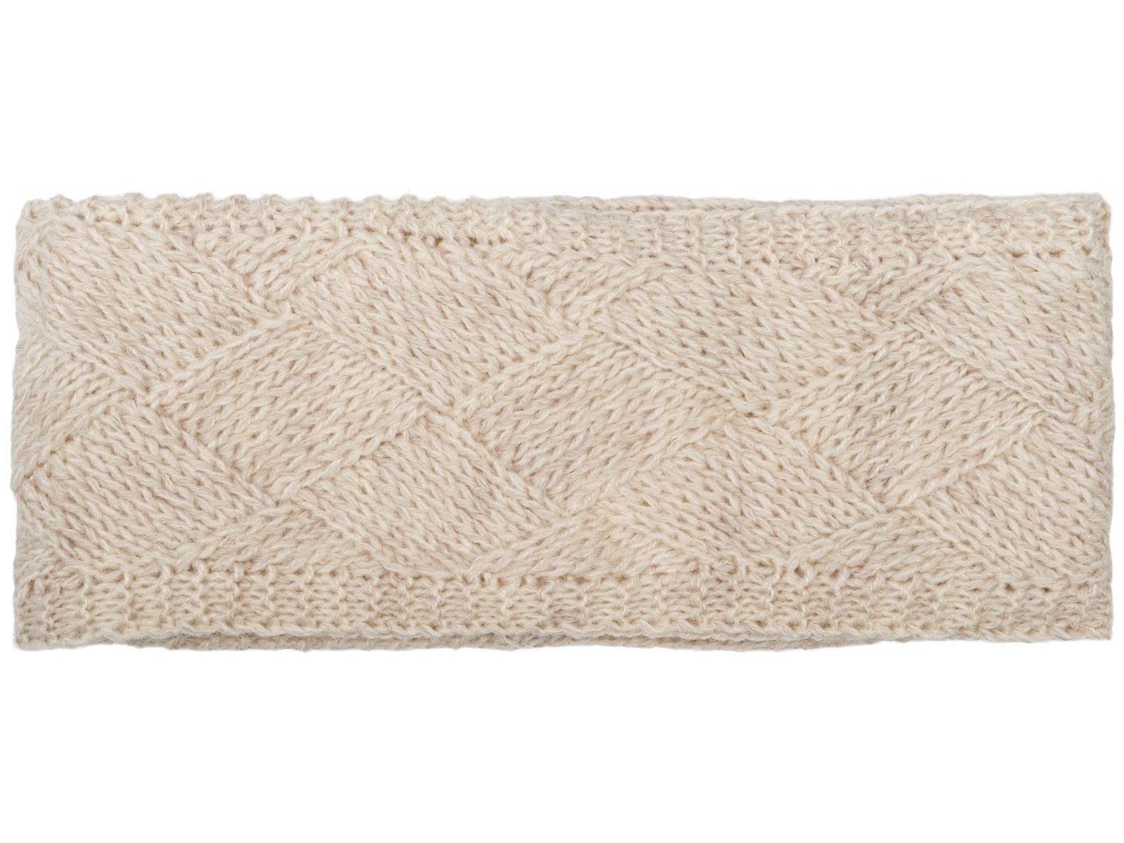 styleBREAKER Stirnband Strick Stirnband mit Rauten Muster (1-St)