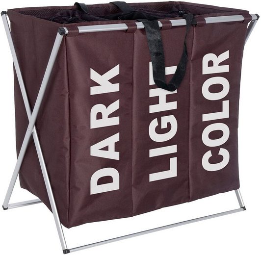 WENKO Wäschekorb »Trio«, 130 l, zum Vorsortieren | OTTO