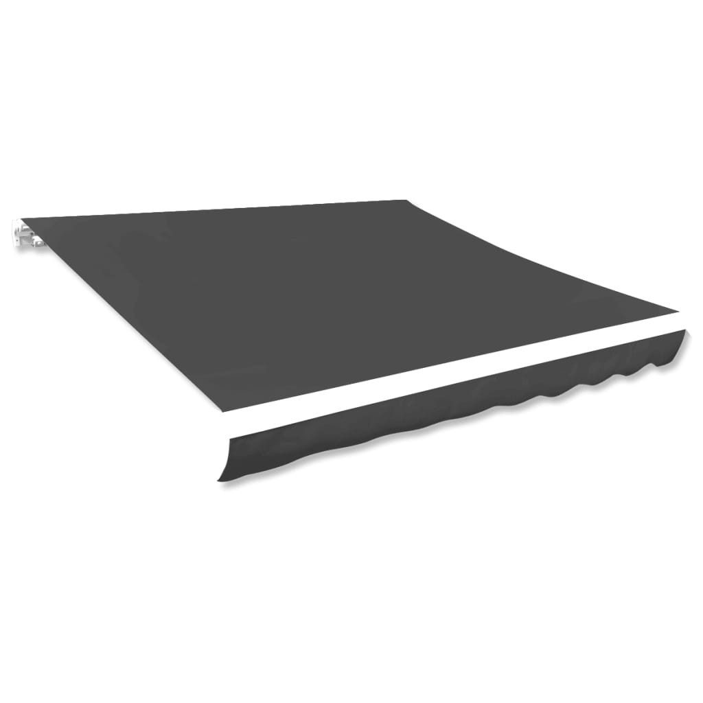 DOTMALL Markise Markisenbespannung Canvas Anthrazit 500x300 günstig online kaufen