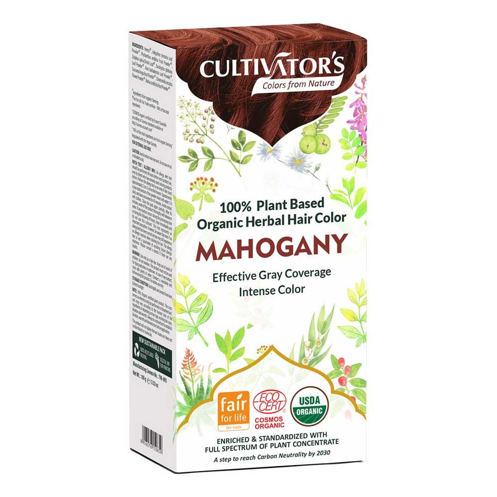 Cultivators Haarfarbe Organic Hair Color - Mahagoni 100g