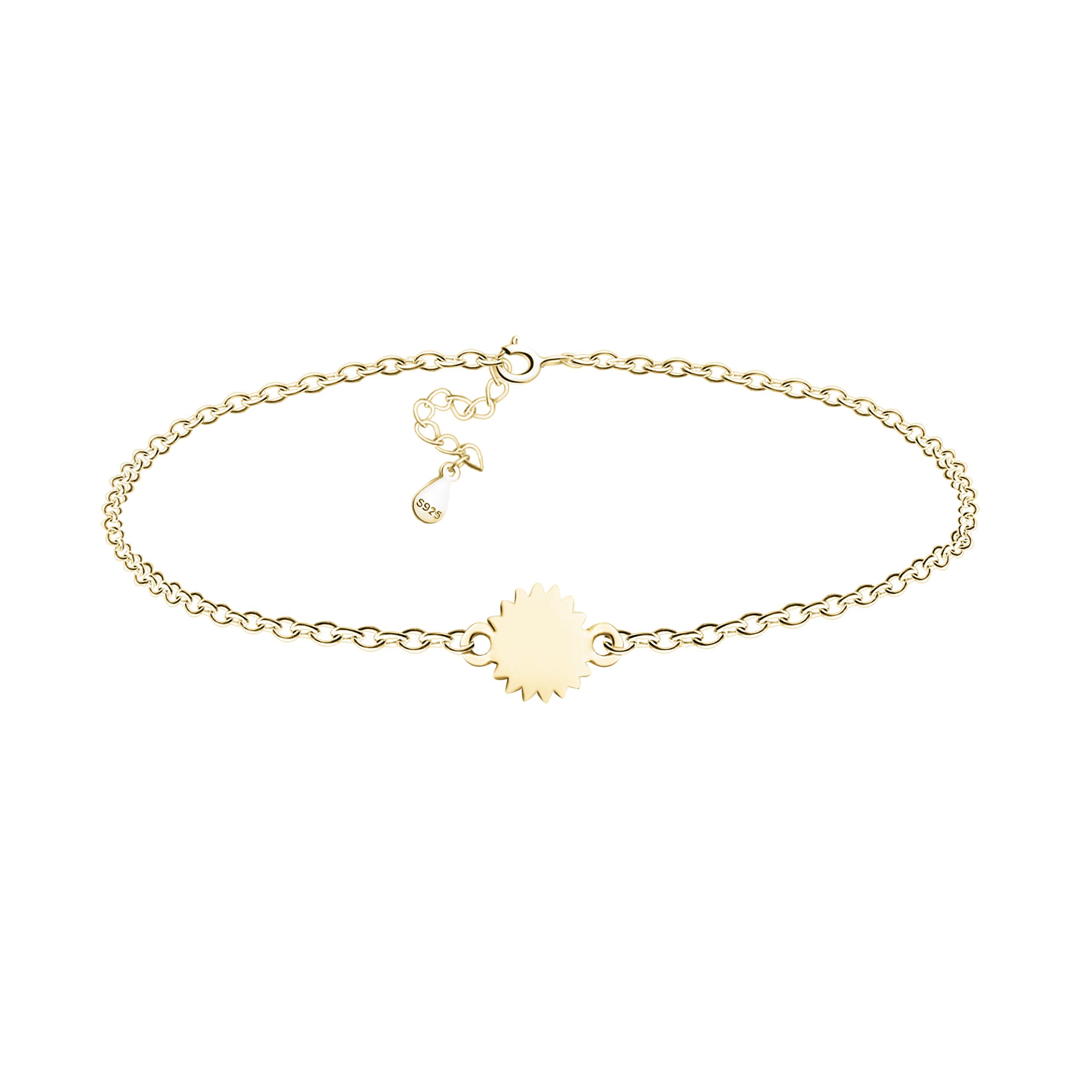 Sofia Milani Bracciale Donna In Argento 925 Con Zirconi - Ciondolo Sole, Placcato Rodio, Ipoallergenico, Confezione Regalo