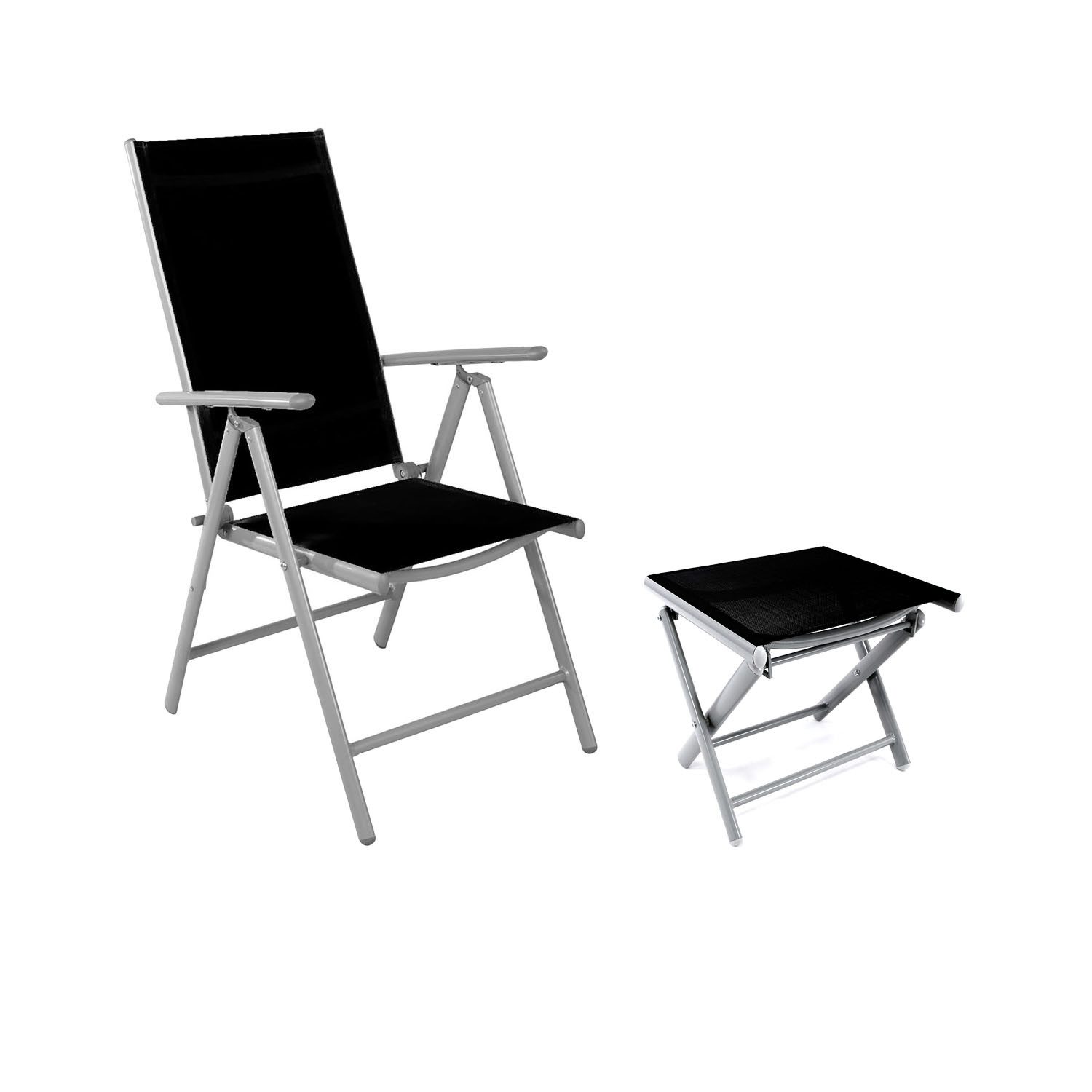 Mojawo Armlehnstuhl Hochlehner Klappstuhl + Klapphocker günstig online kaufen