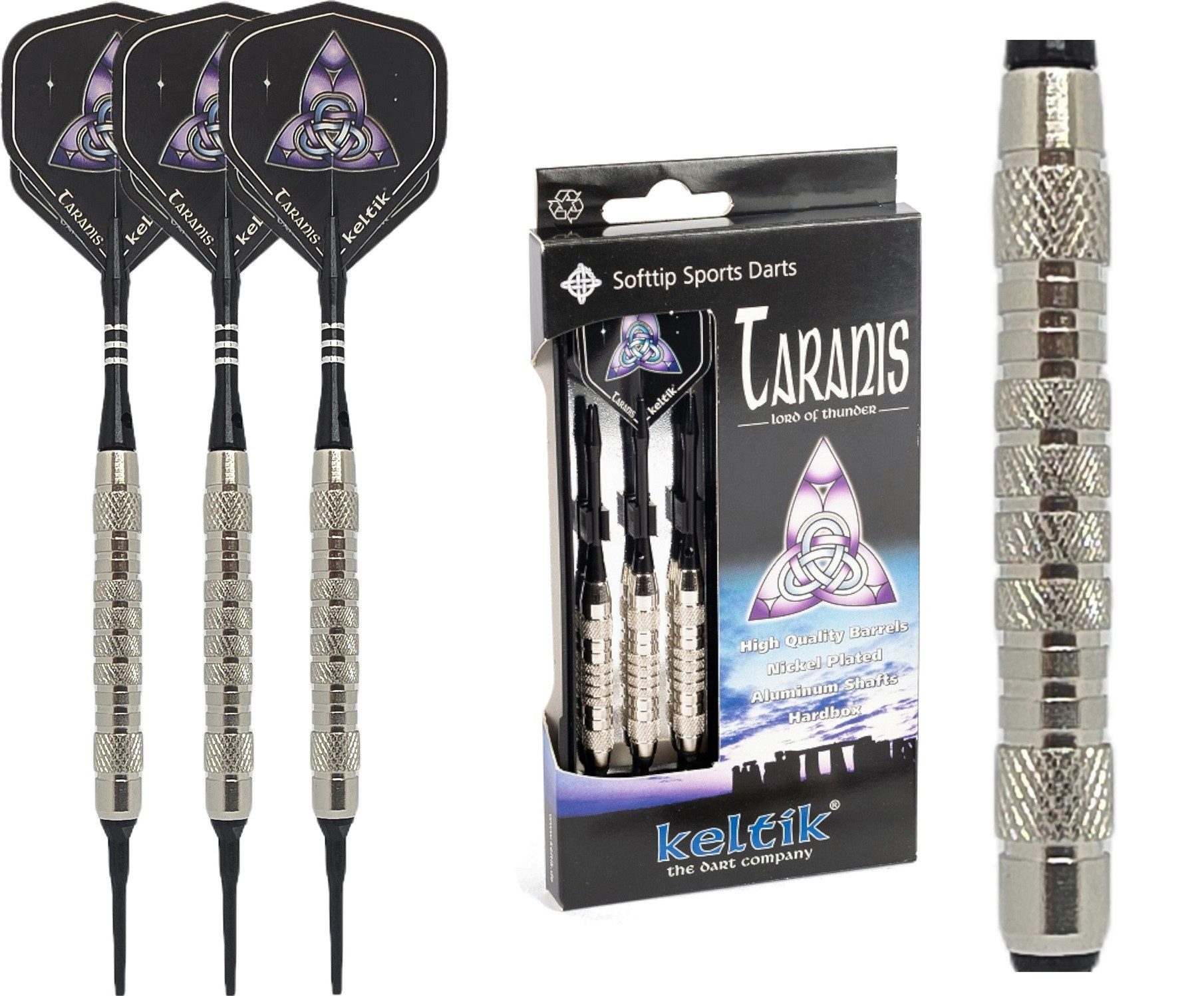Softdarts Softdart Soft Dart Pfeile Keltik Taranis in 14g, 16g + 18g