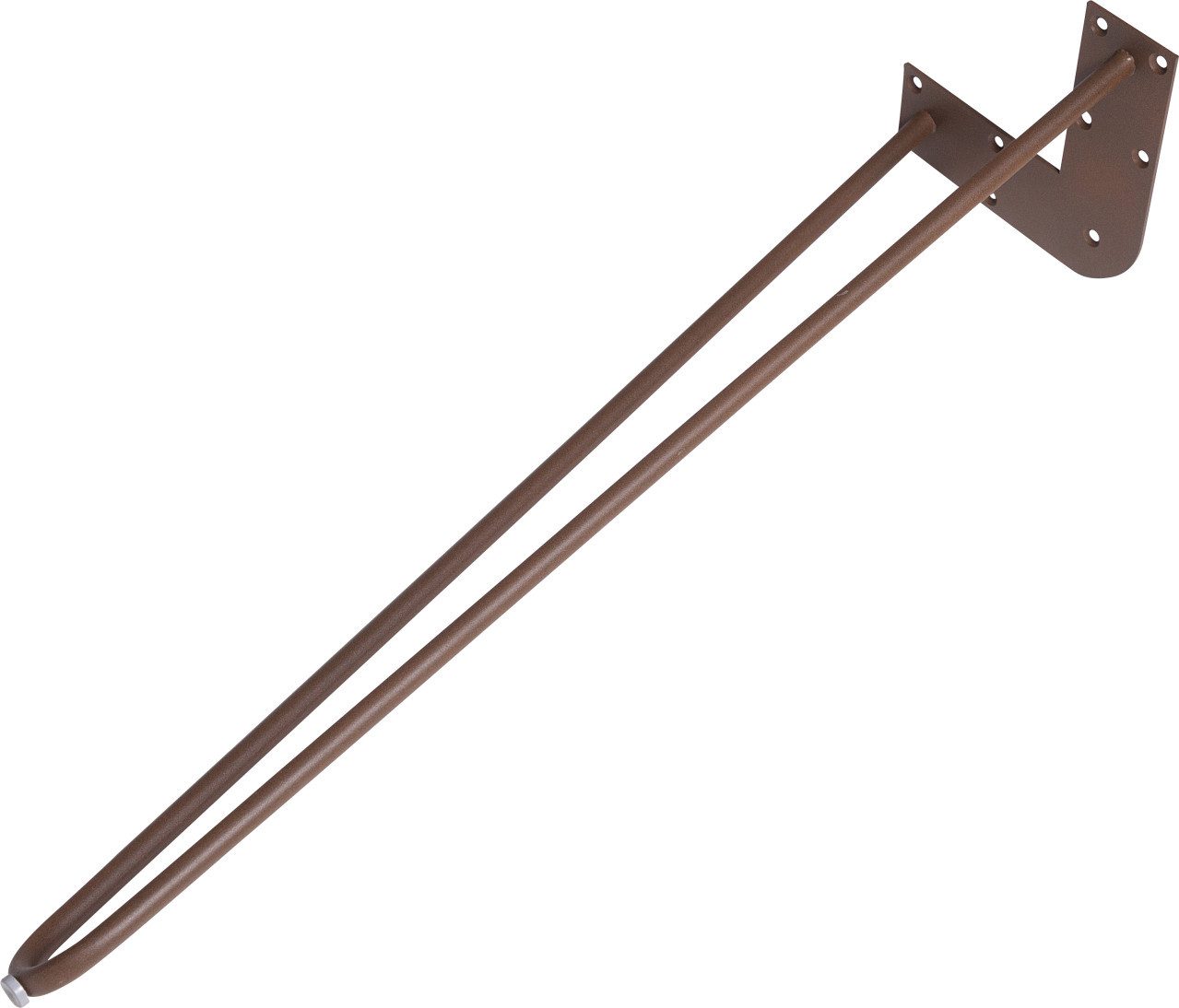 DIEDA Tischbein Dieda Tischbein Hairpin rostoptik Maße (L x B x