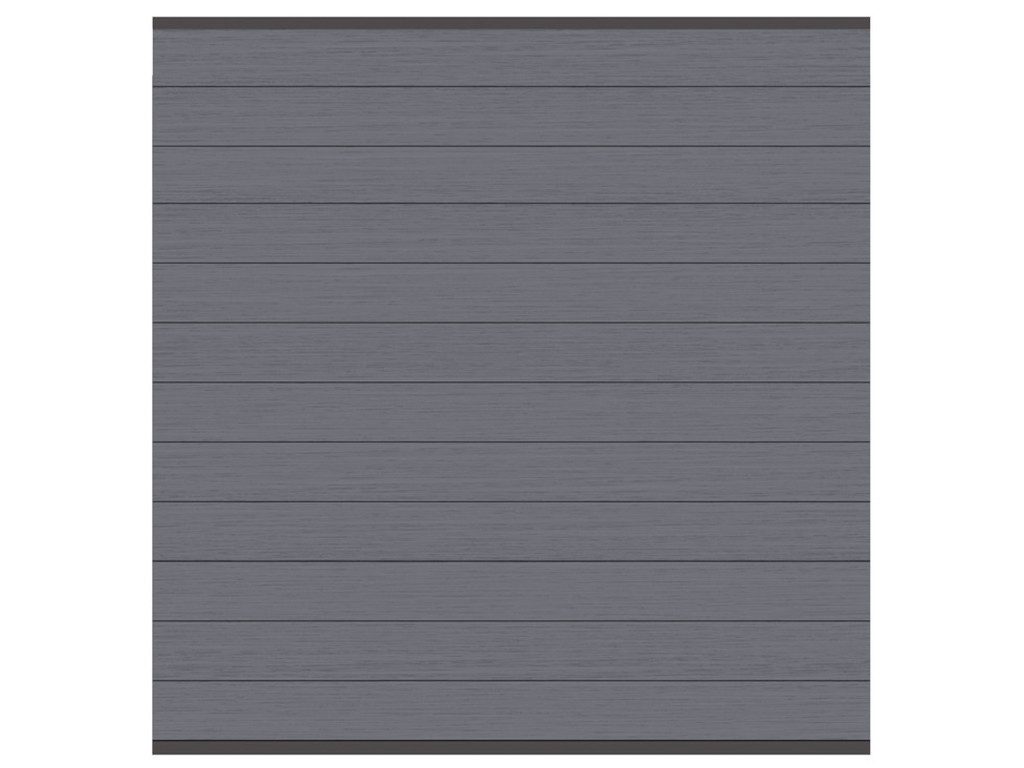 TraumGarten Sichtschutzelement WPC Sichtschutzzaun Anthrazit 178x183 cm