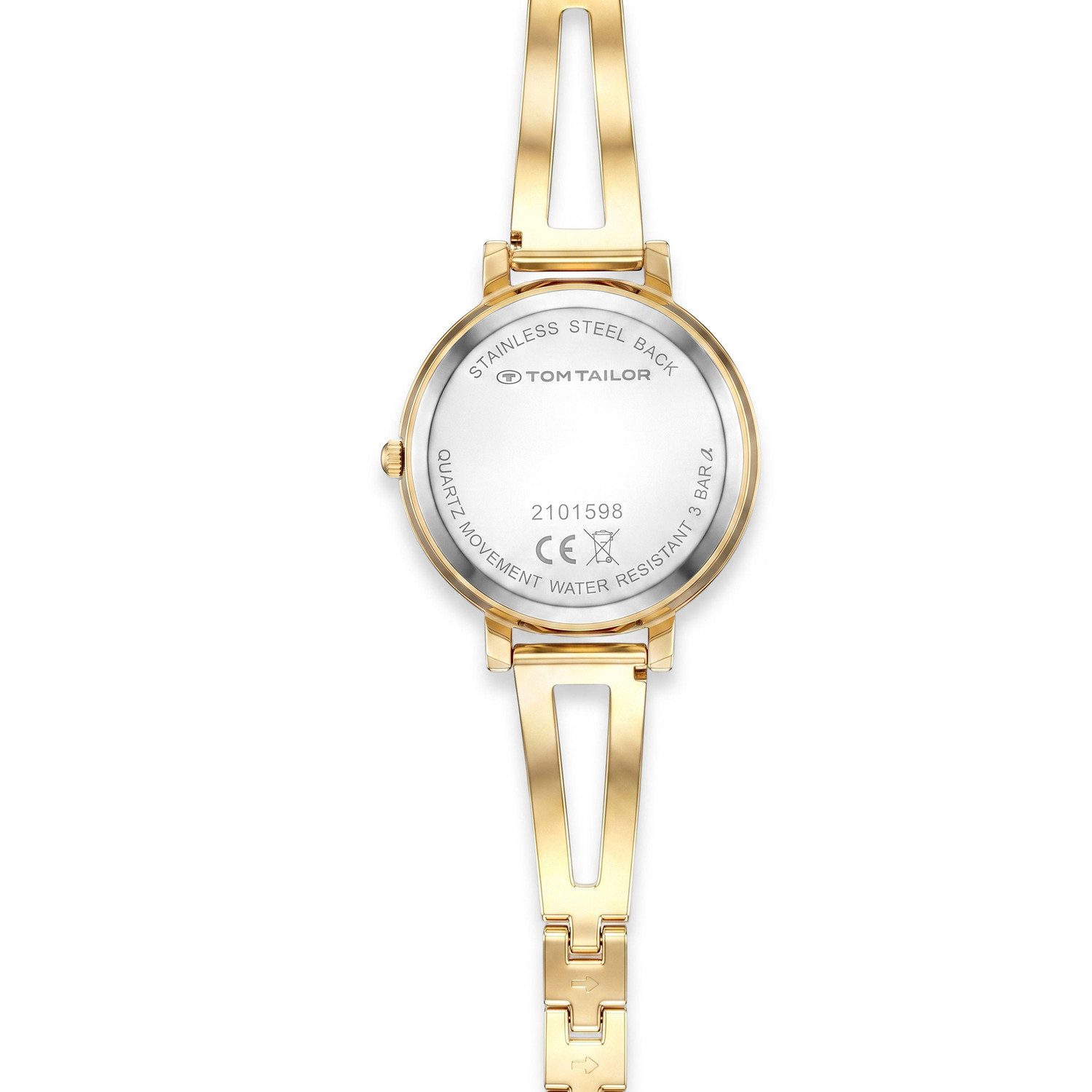 TOM TAILOR Quarzuhr 2101598, Armbanduhr, Damenuhr, analog, Metallarmband